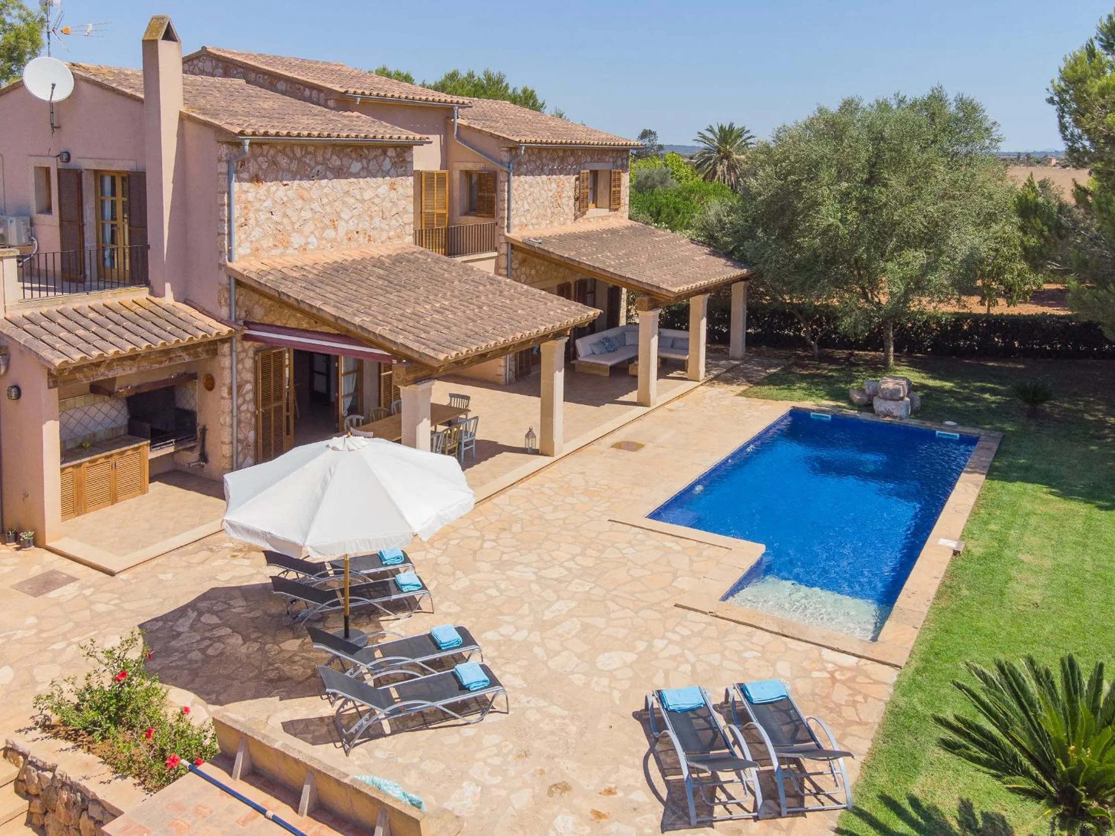 Bird's eye view in Villa Ses Quaranta