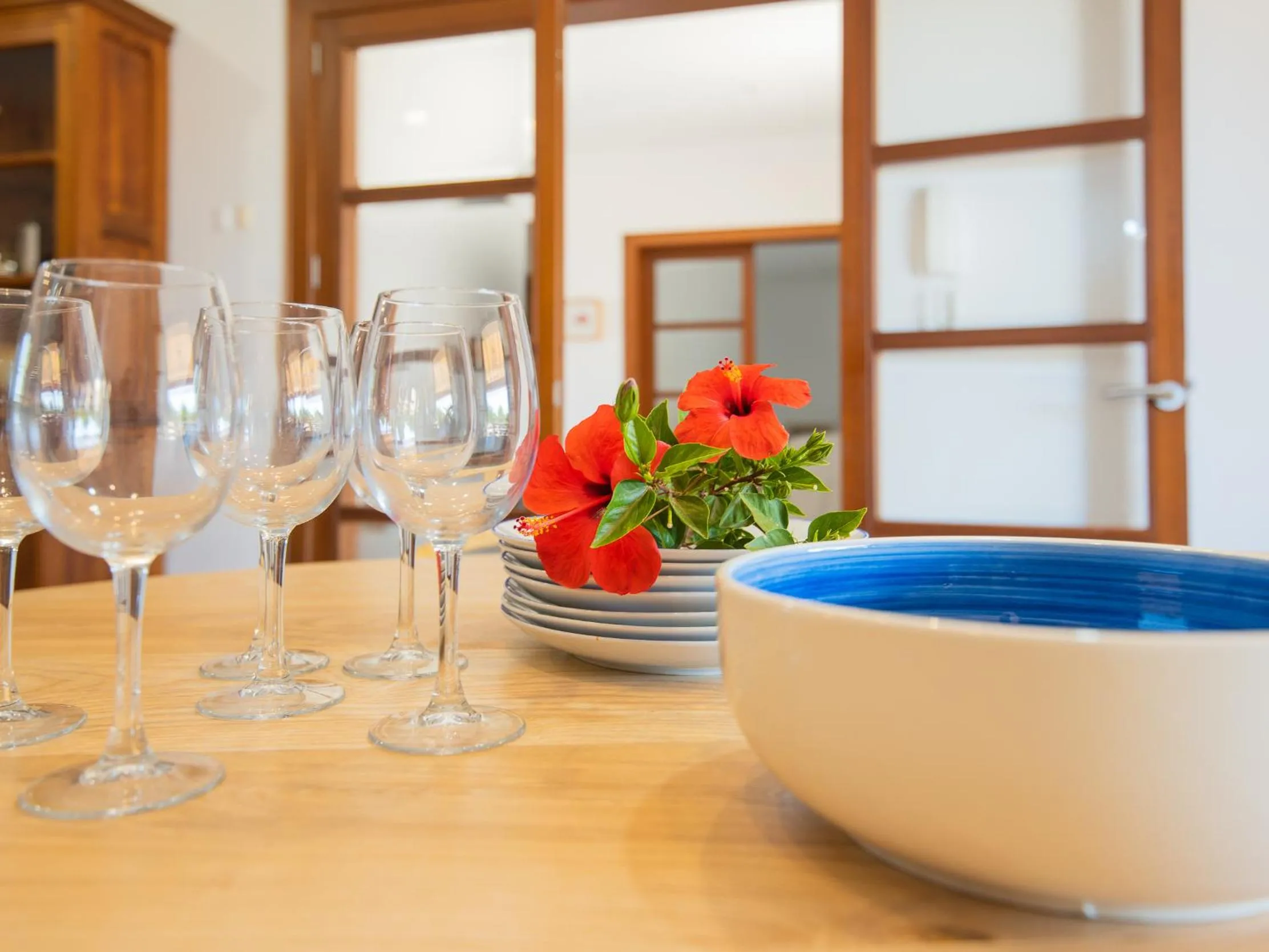Kitchen or kitchenette in Villa Ses Quaranta