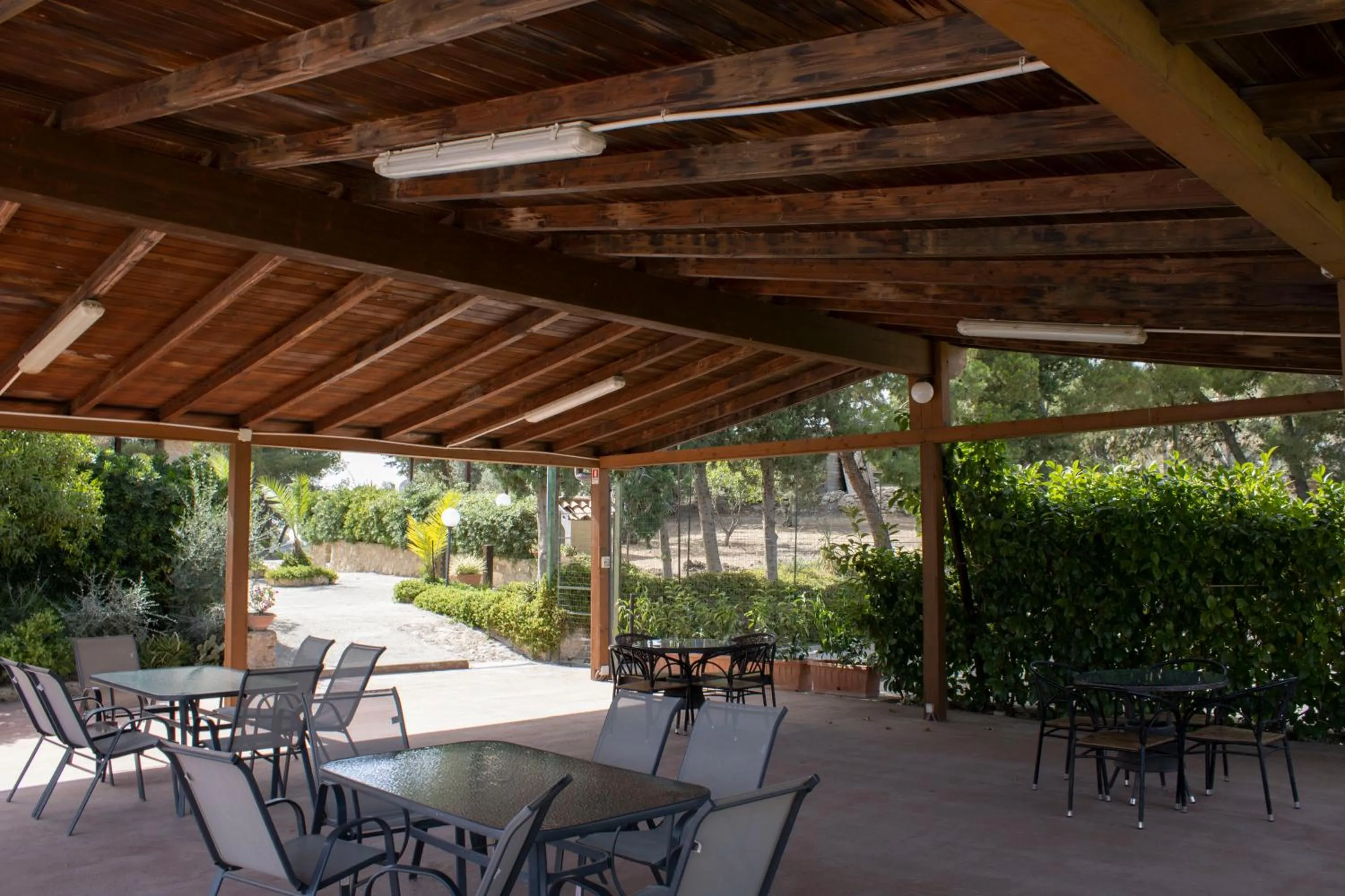 Patio in Agriturismo Bellajo - Ville Rustiche con Piscina