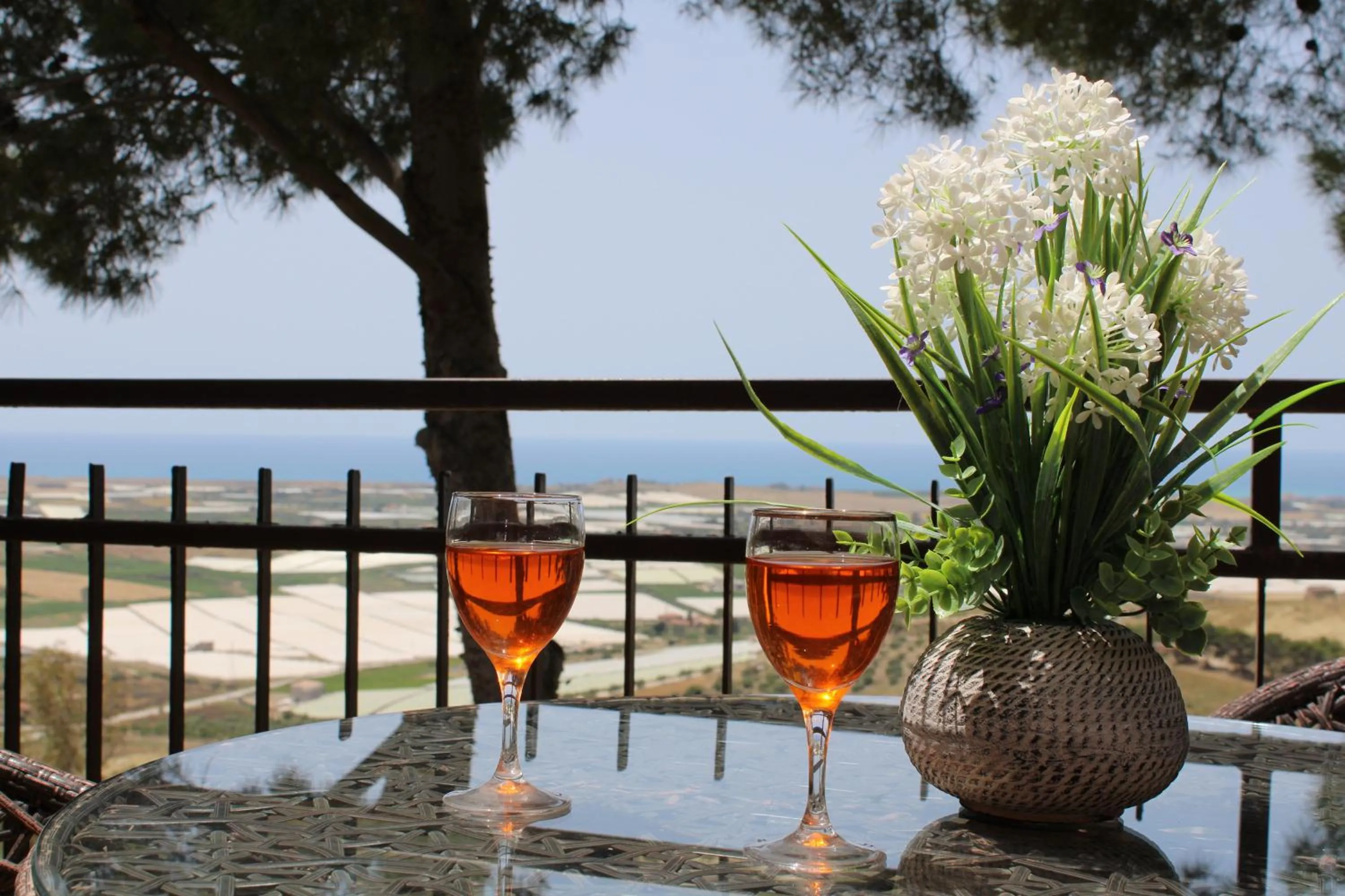 Balcony/Terrace in Agriturismo Bellajo - Ville Rustiche con Piscina
