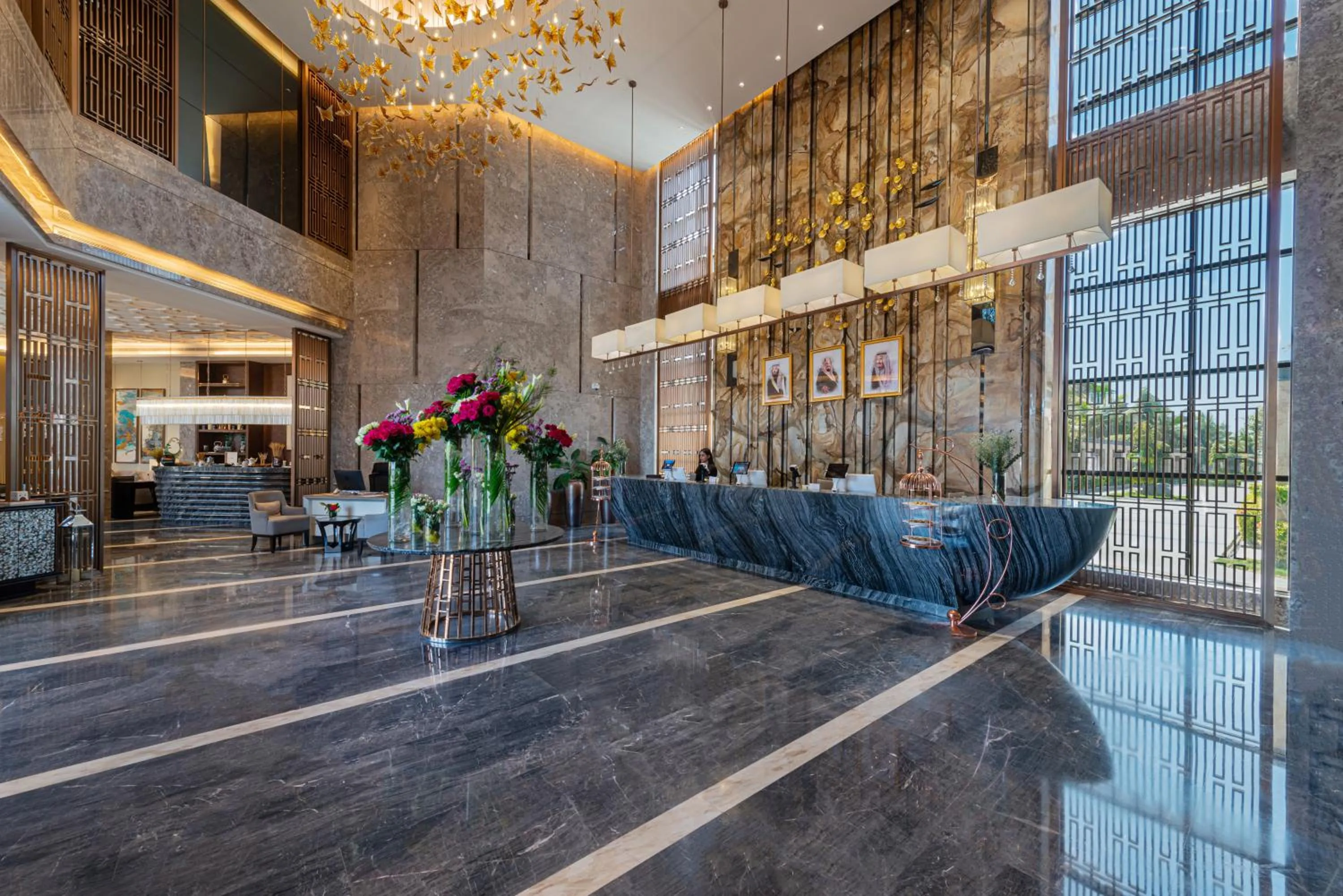 Lobby or reception in Narcissus Obhur Resort & Spa