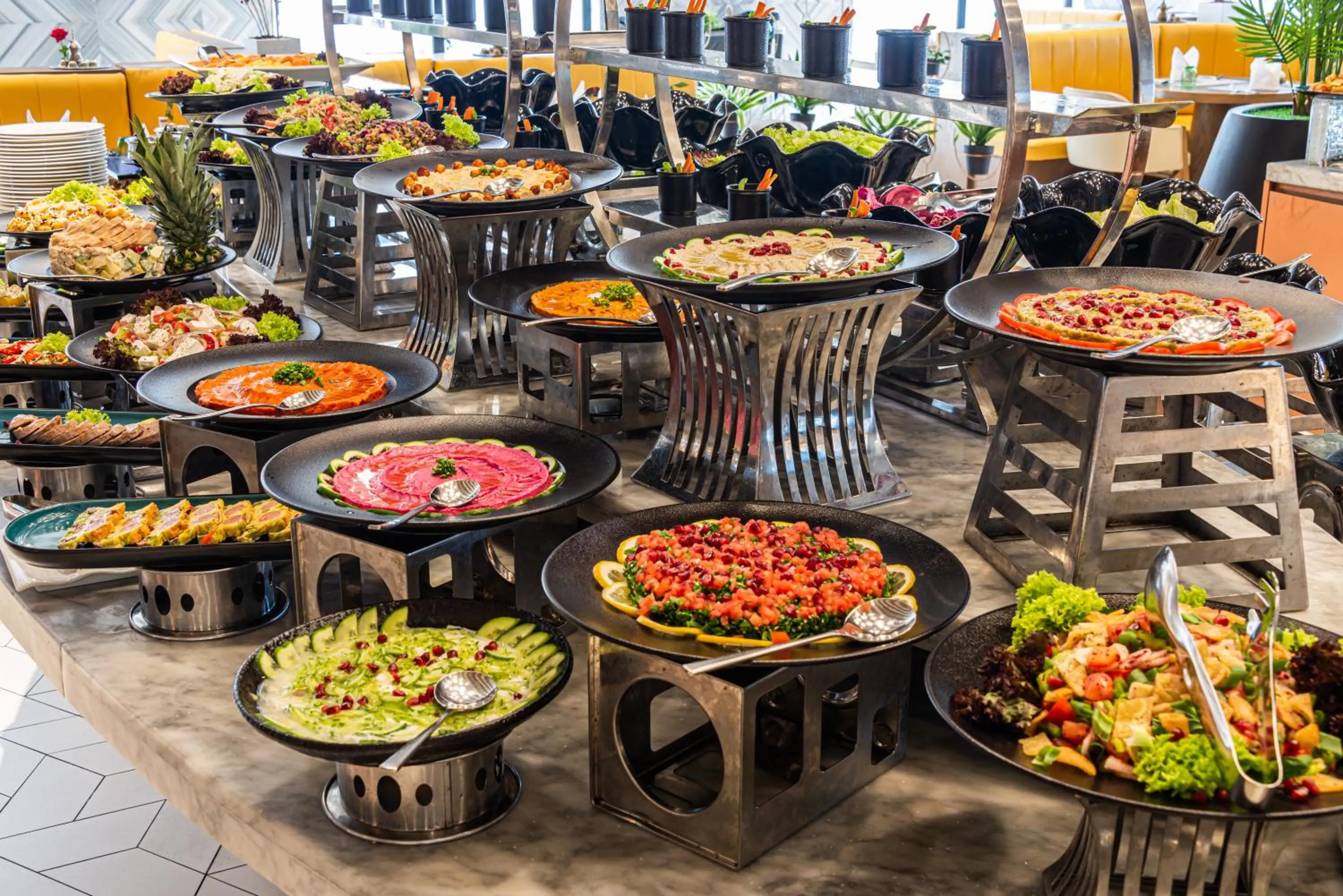 Buffet breakfast in Narcissus Obhur Resort & Spa