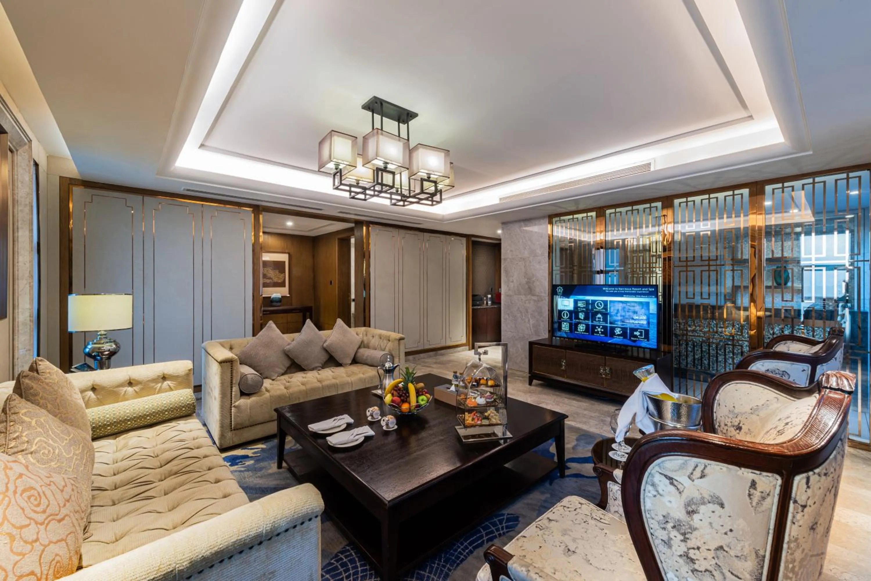 Living room in Narcissus Obhur Resort & Spa