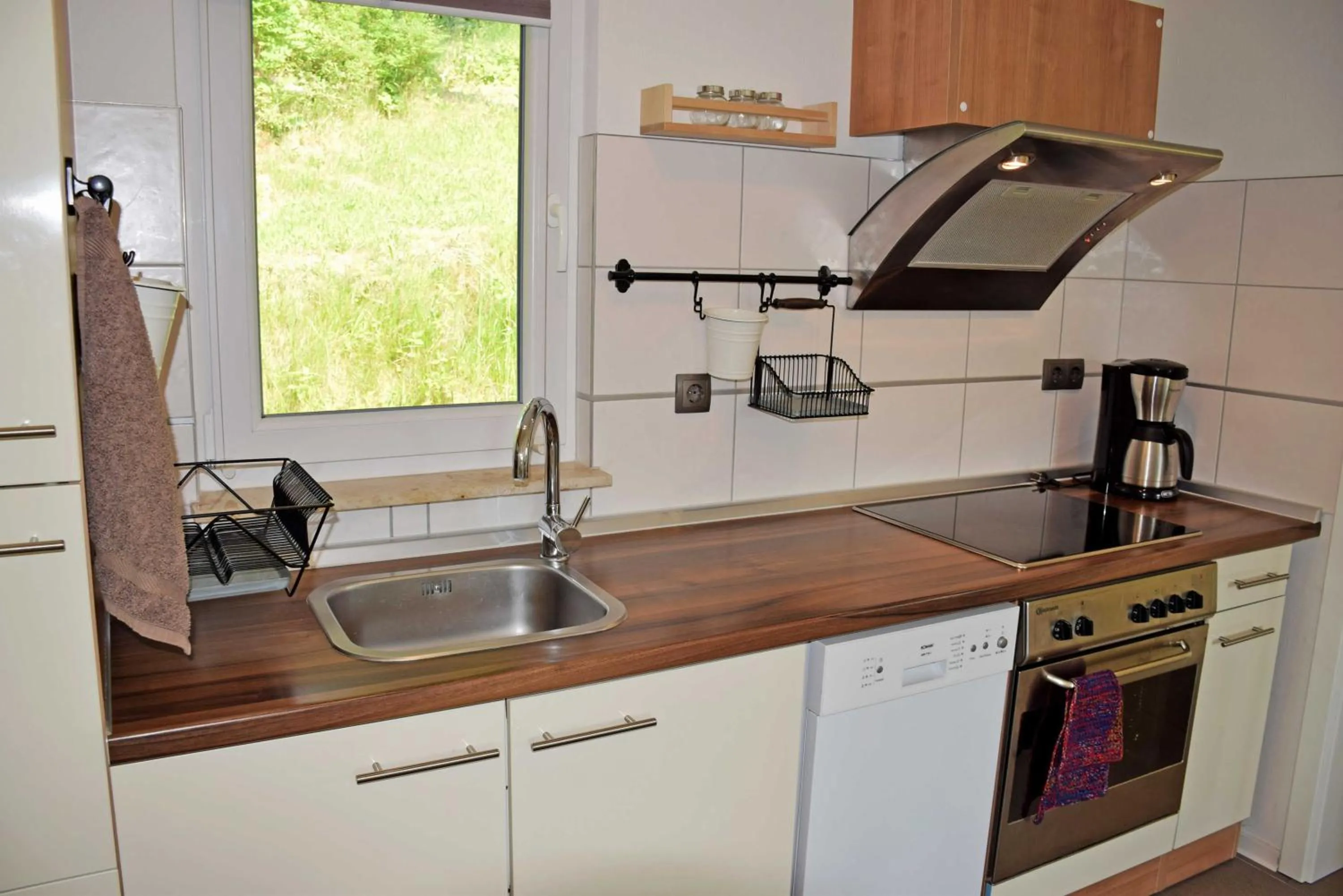 Kitchen or kitchenette in Ferienhaus in Goehren