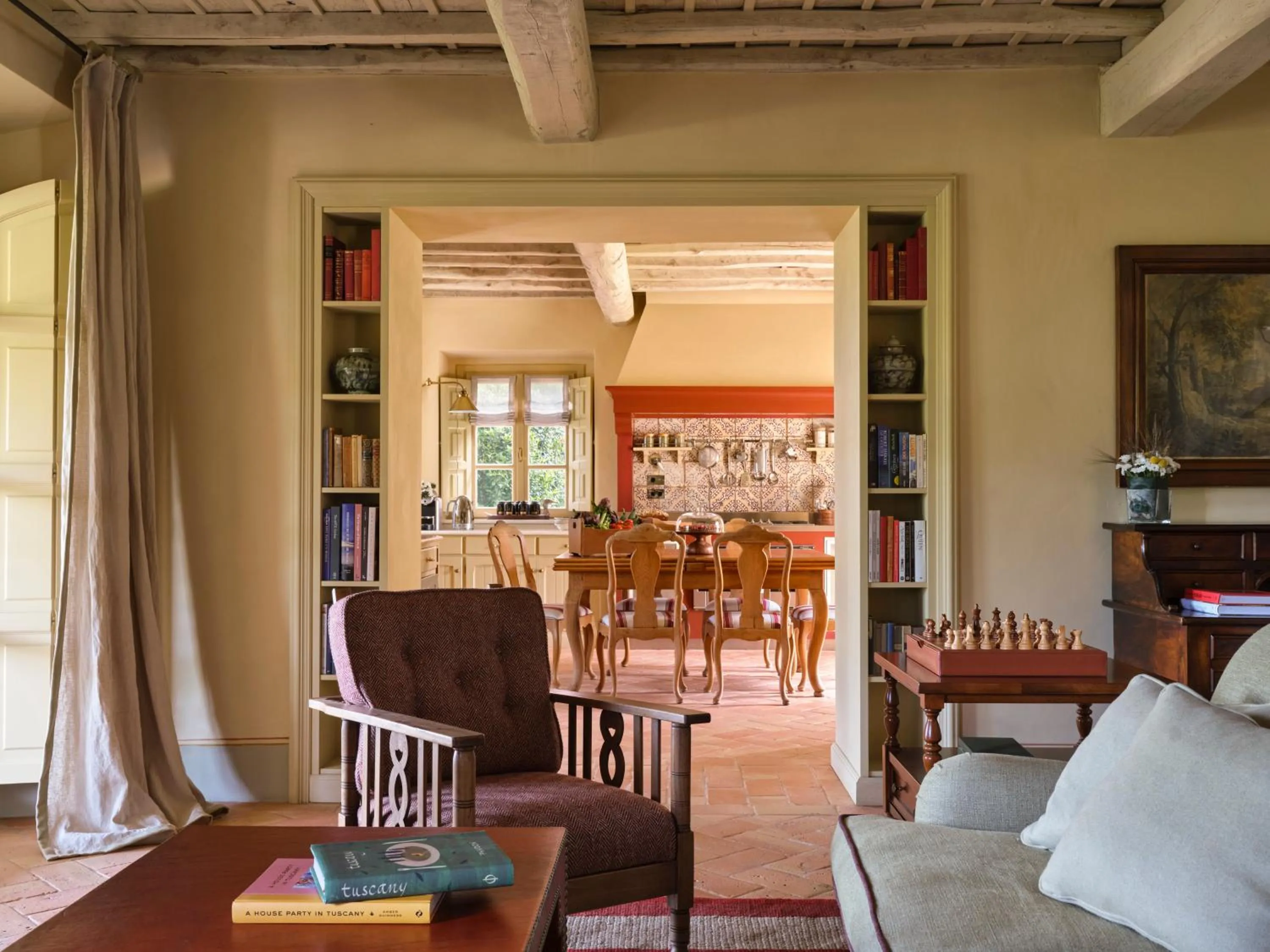 Living room in Rosewood Castiglion del Bosco