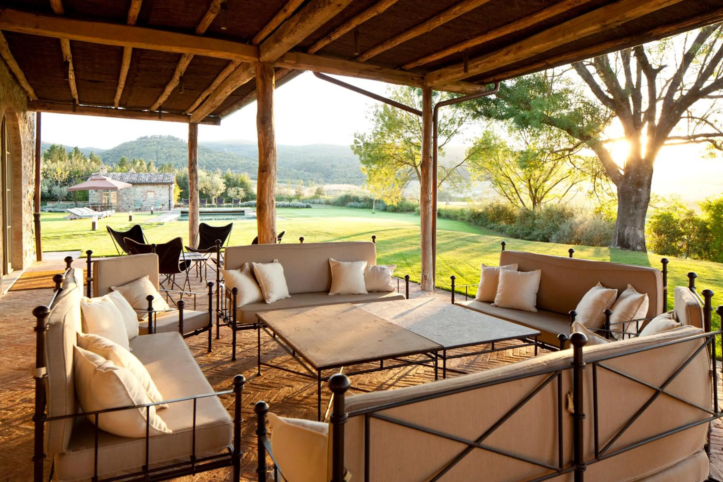 Patio in Rosewood Castiglion del Bosco