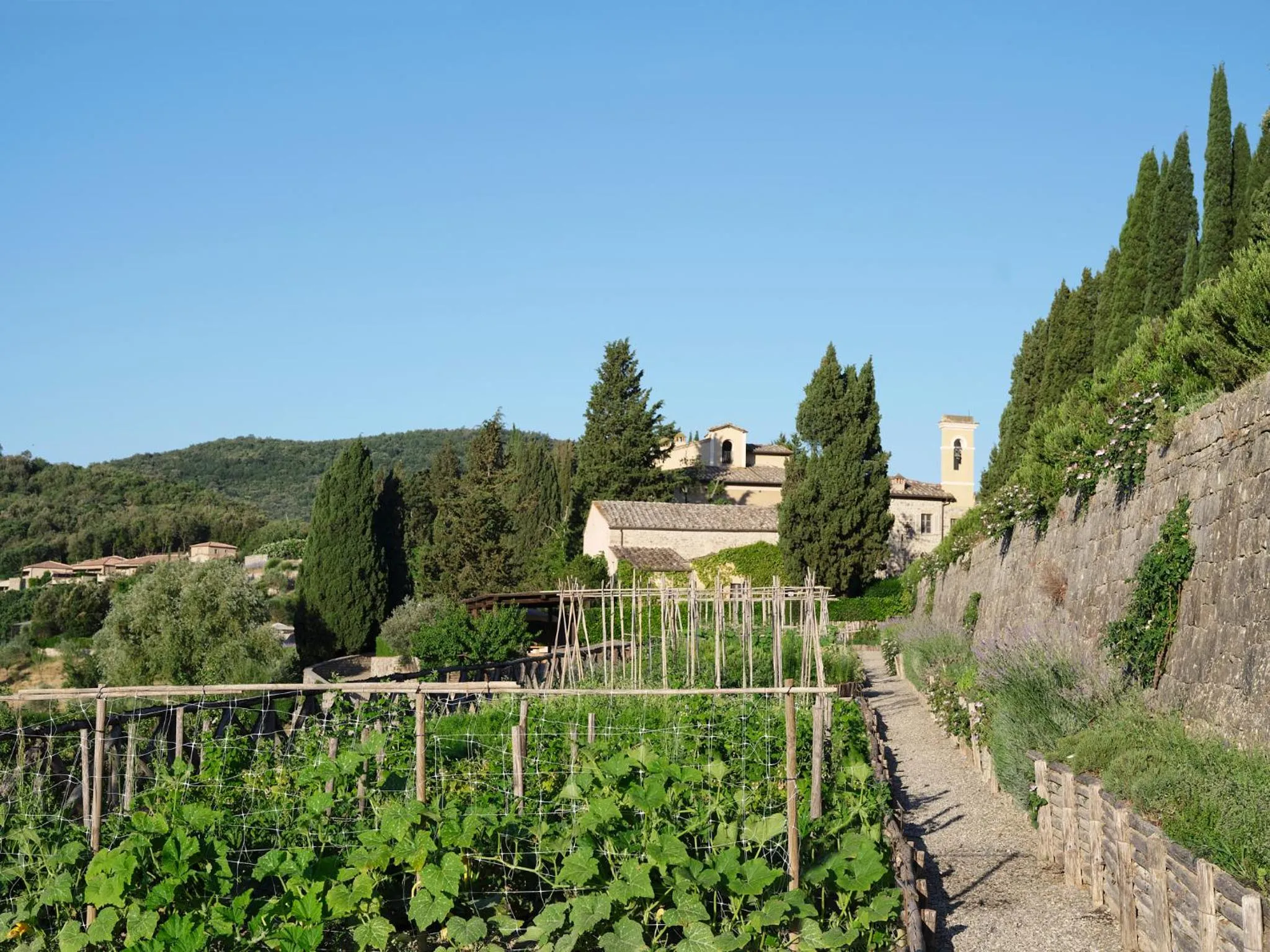 Garden in Rosewood Castiglion del Bosco