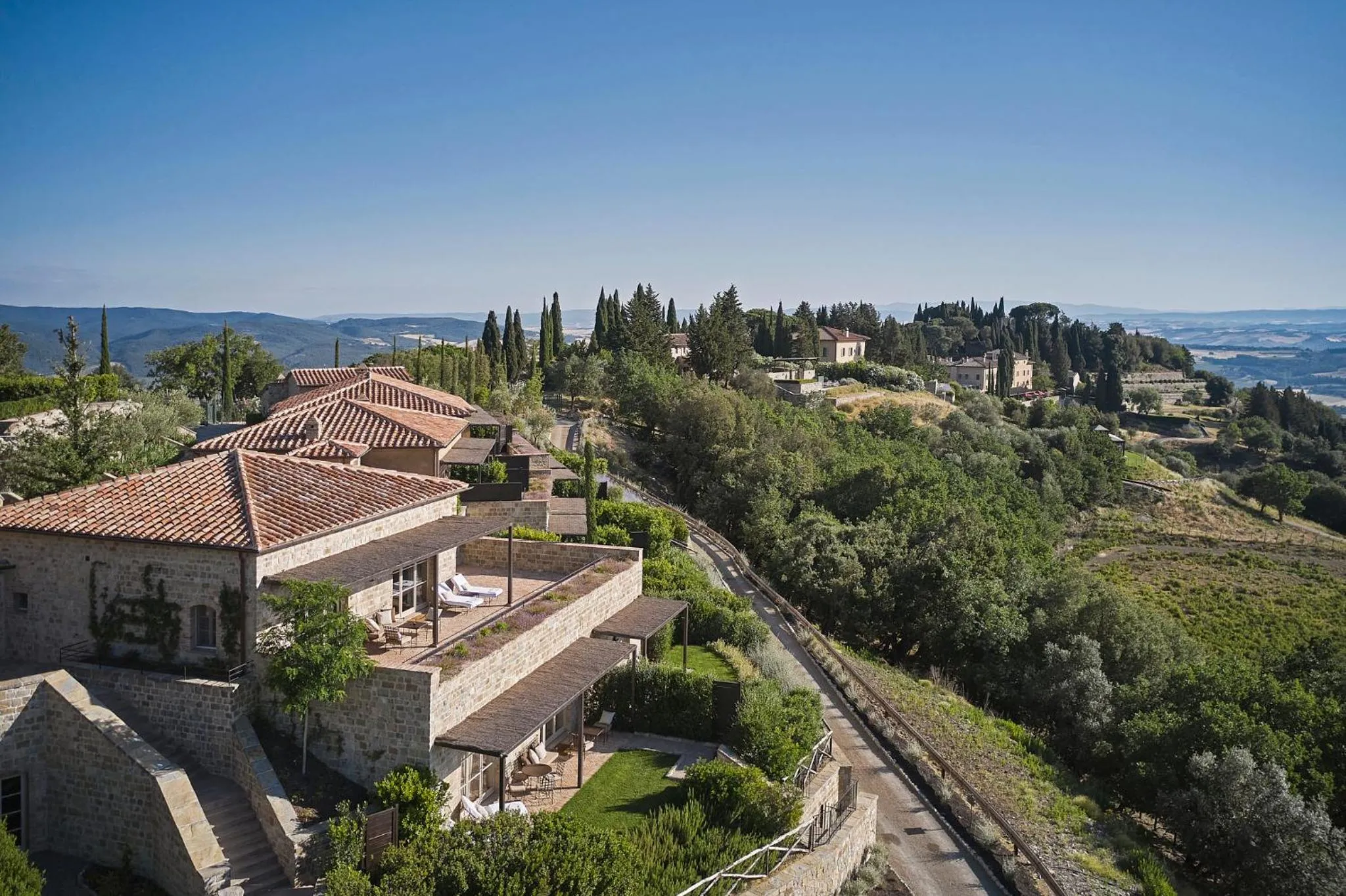 Property building in Rosewood Castiglion del Bosco
