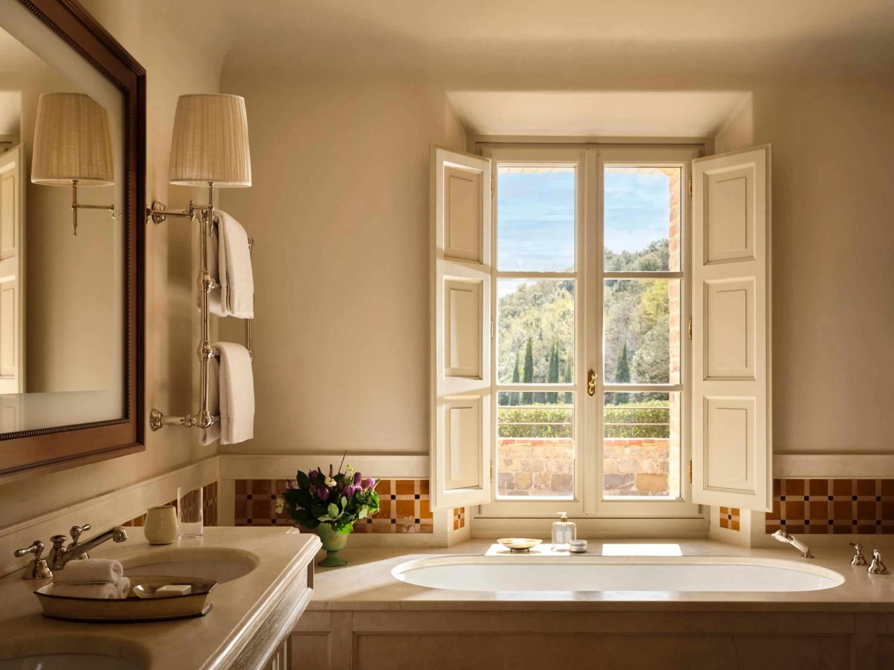 Bathroom in Rosewood Castiglion del Bosco