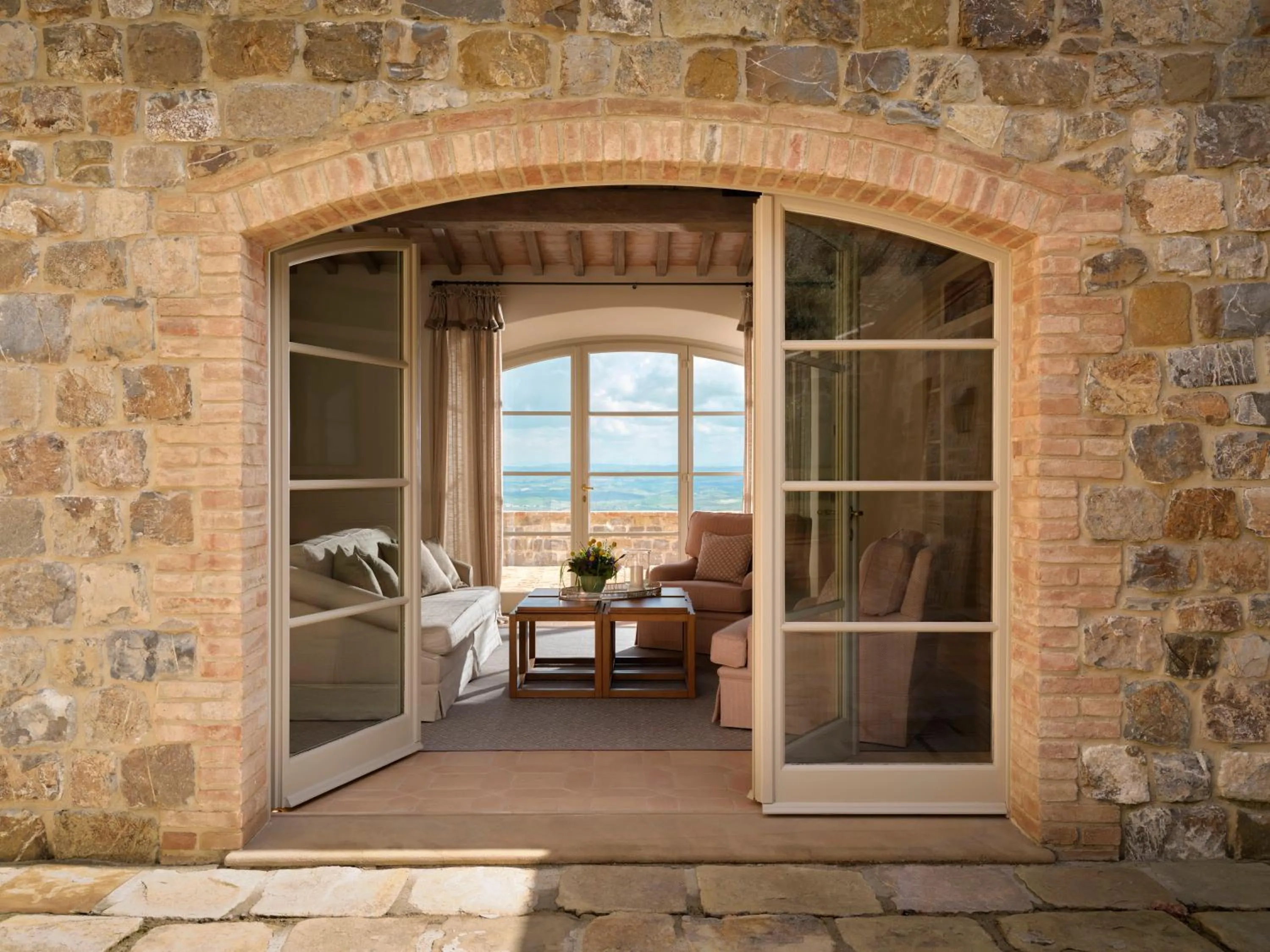 Living room in Rosewood Castiglion del Bosco