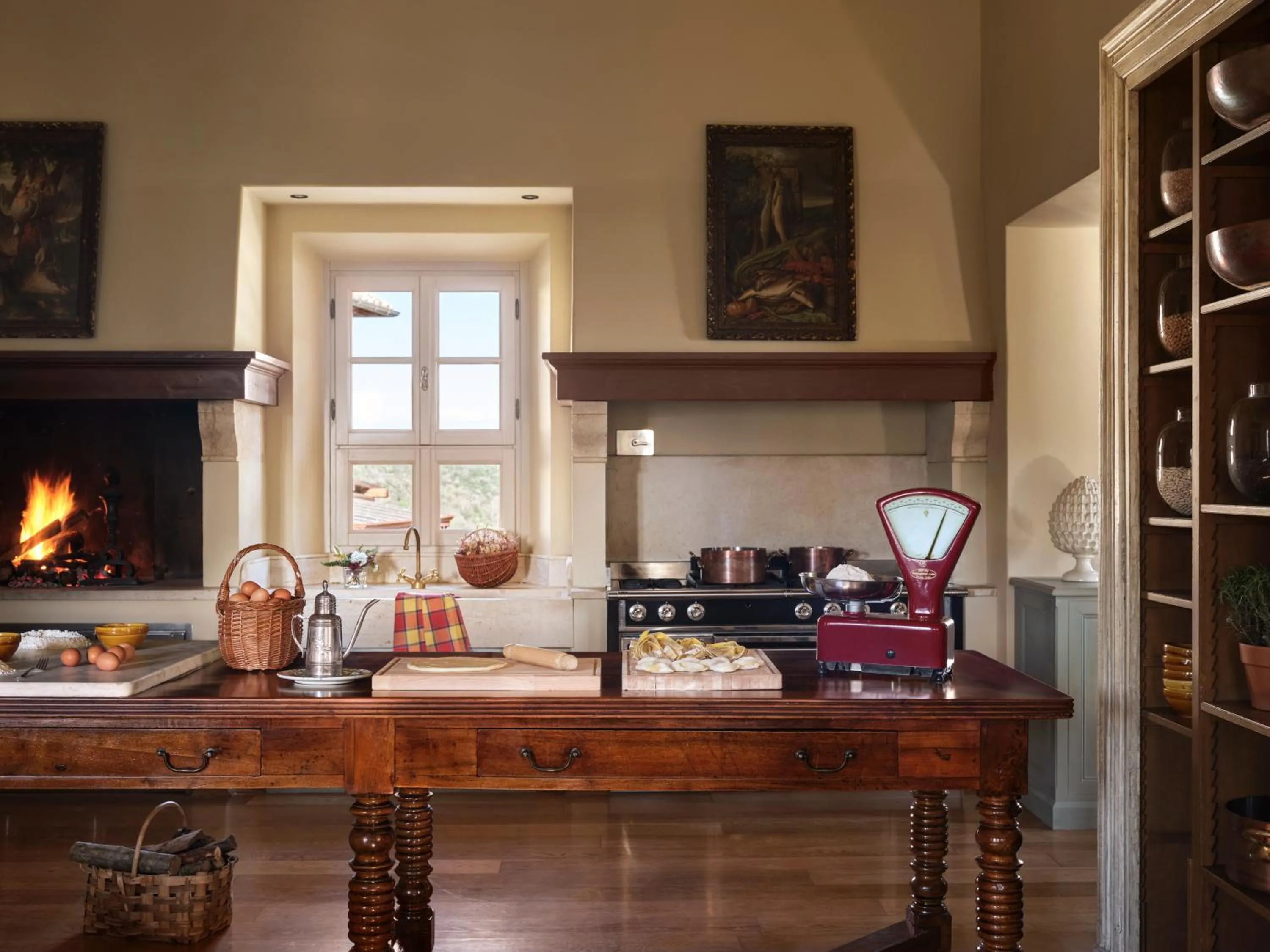 Kitchen or kitchenette in Rosewood Castiglion del Bosco