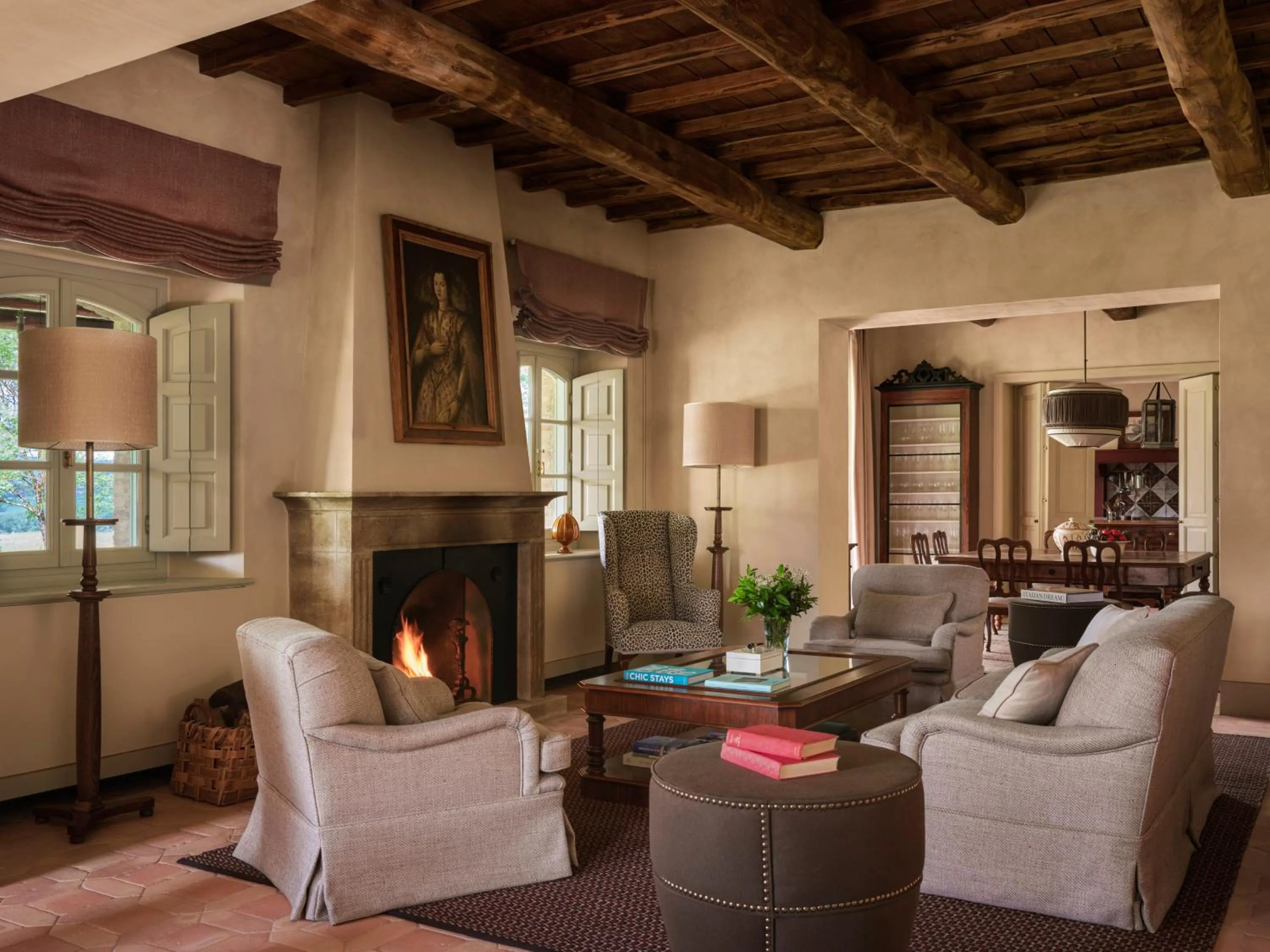 Living room in Rosewood Castiglion del Bosco