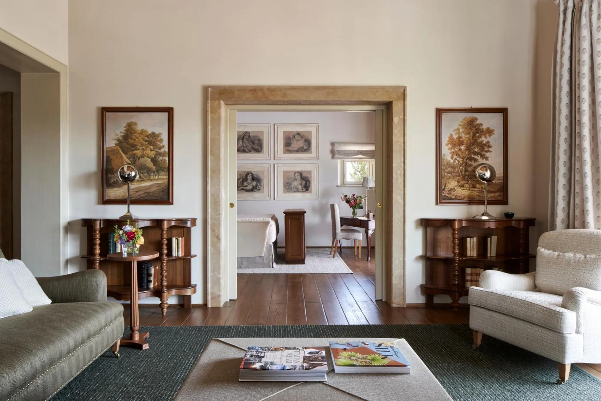 Living room in Rosewood Castiglion del Bosco