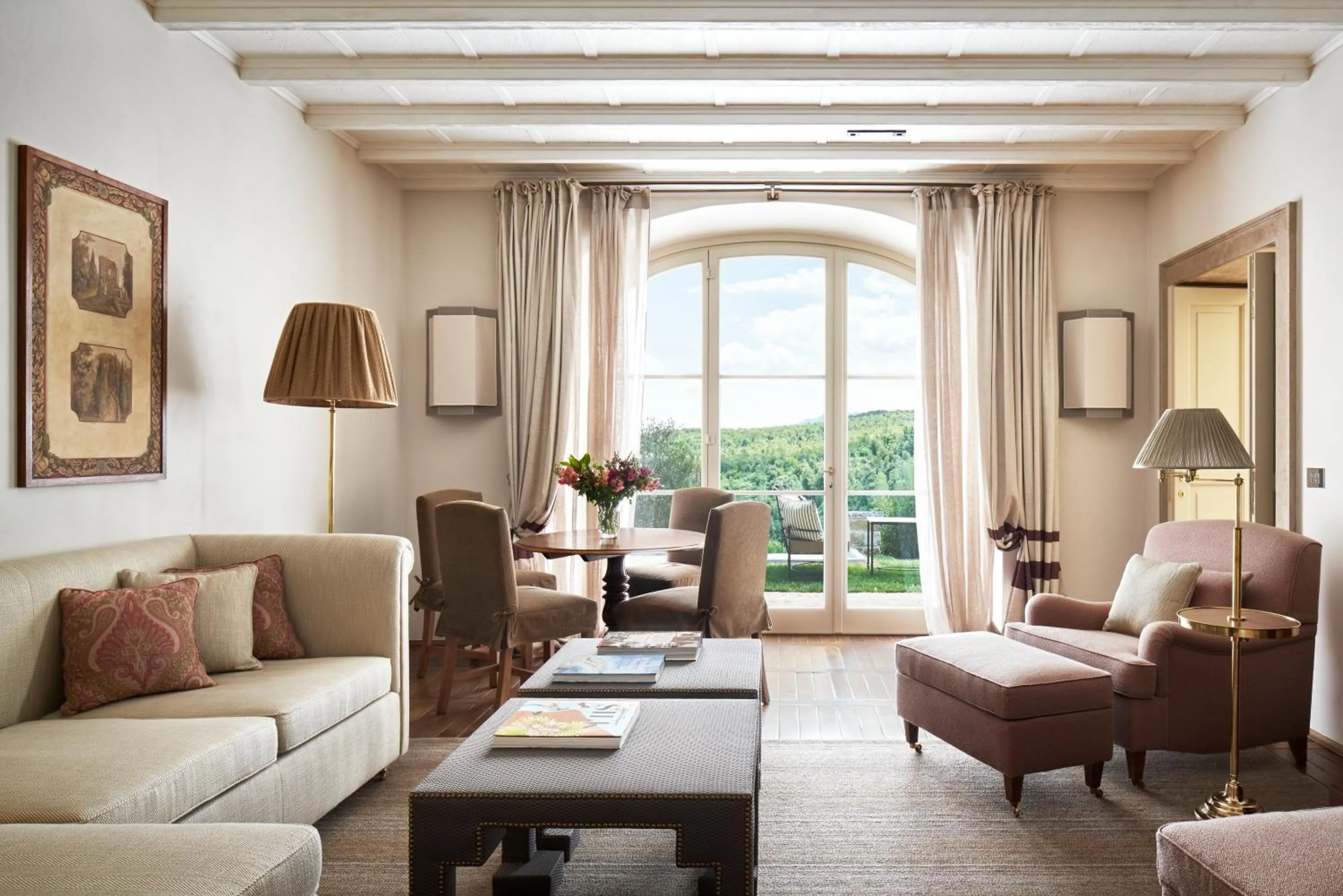 Living room in Rosewood Castiglion del Bosco