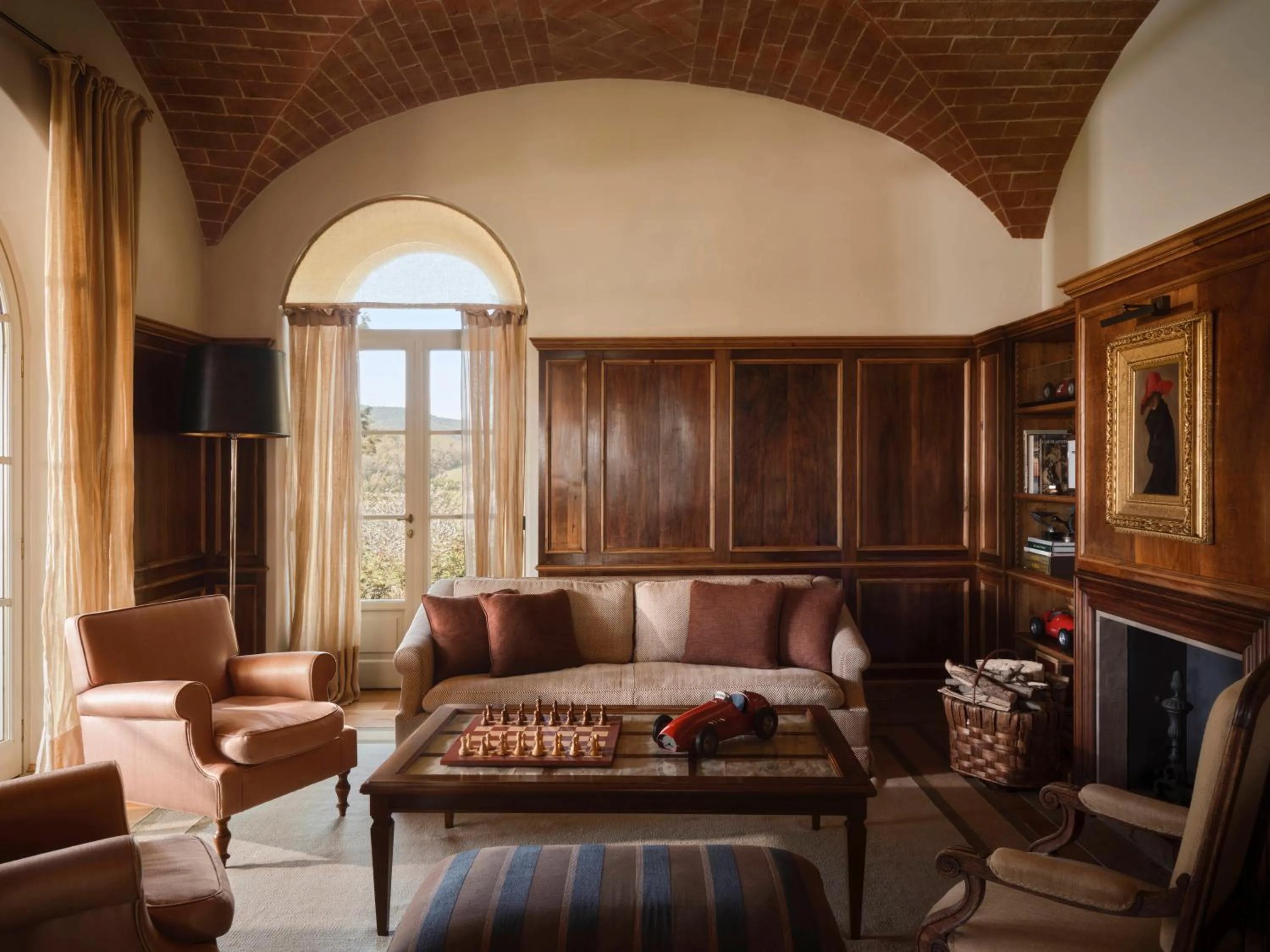 Living room in Rosewood Castiglion del Bosco