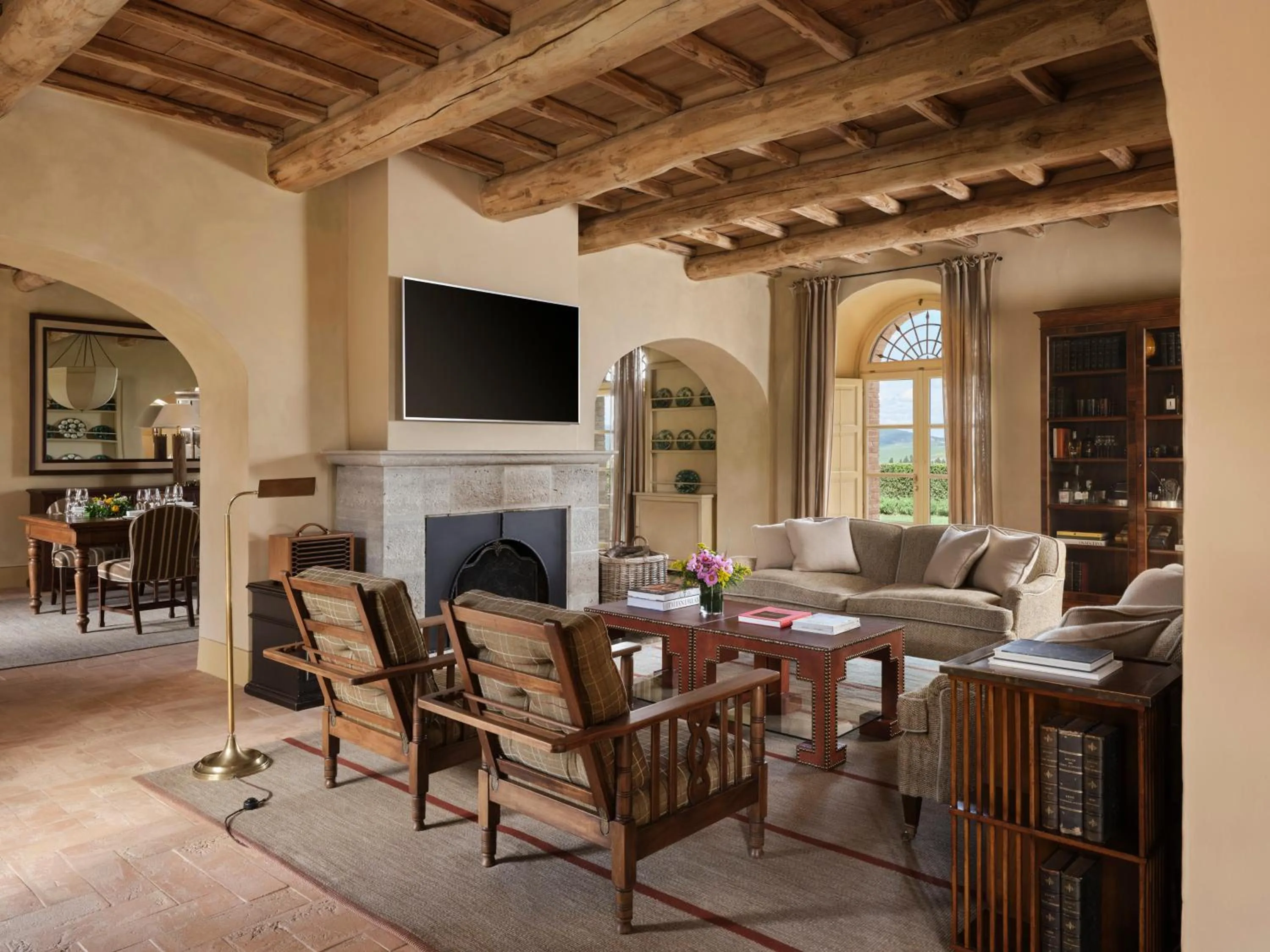 Living room in Rosewood Castiglion del Bosco