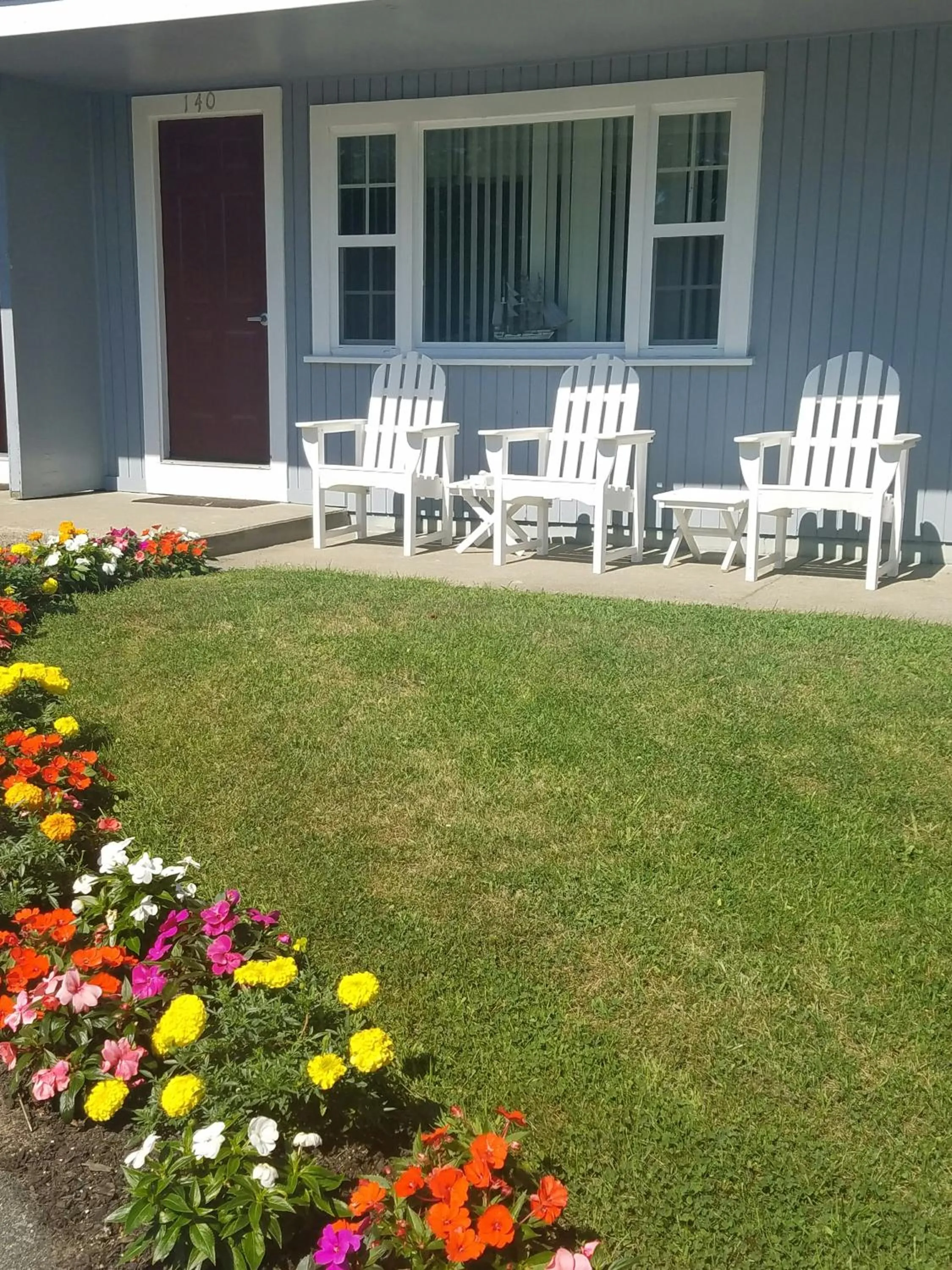 Patio in Windrift Motel