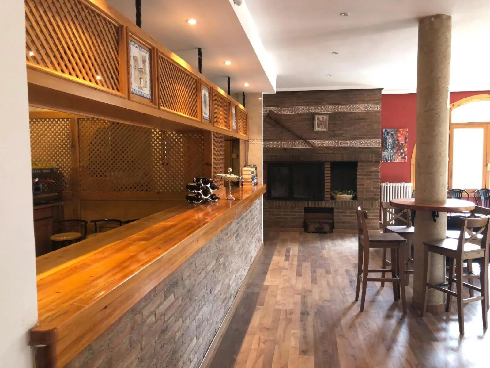 Seating area in Hospedería Casa Martell