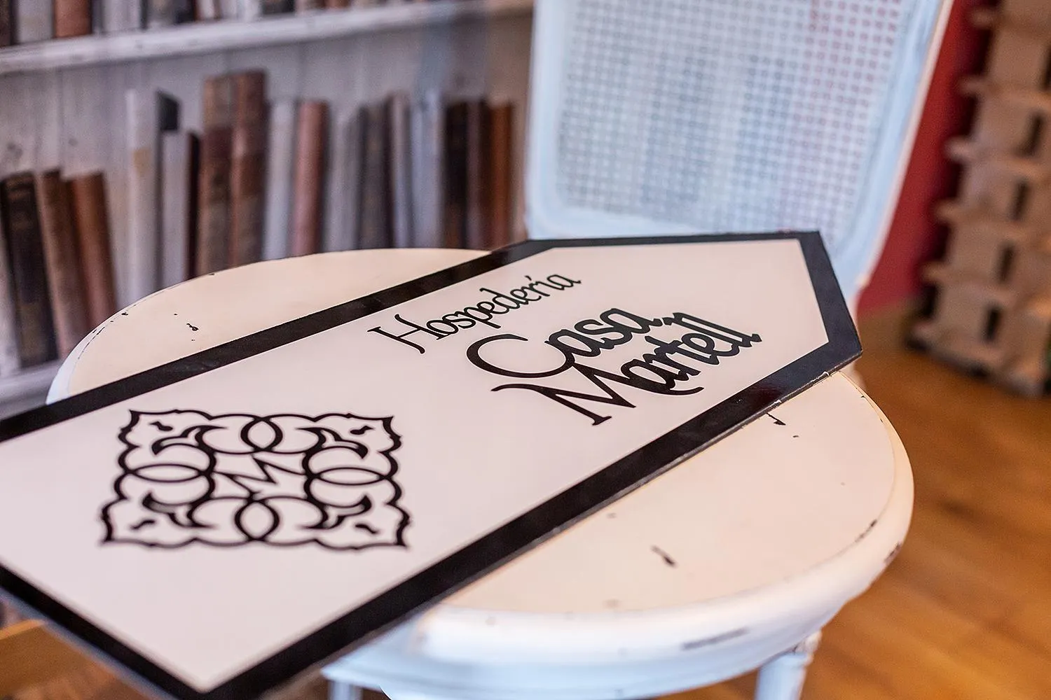 Property logo or sign in Hospedería Casa Martell