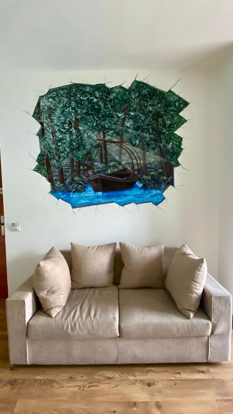 Decorative detail in B&B Nest on the Lake