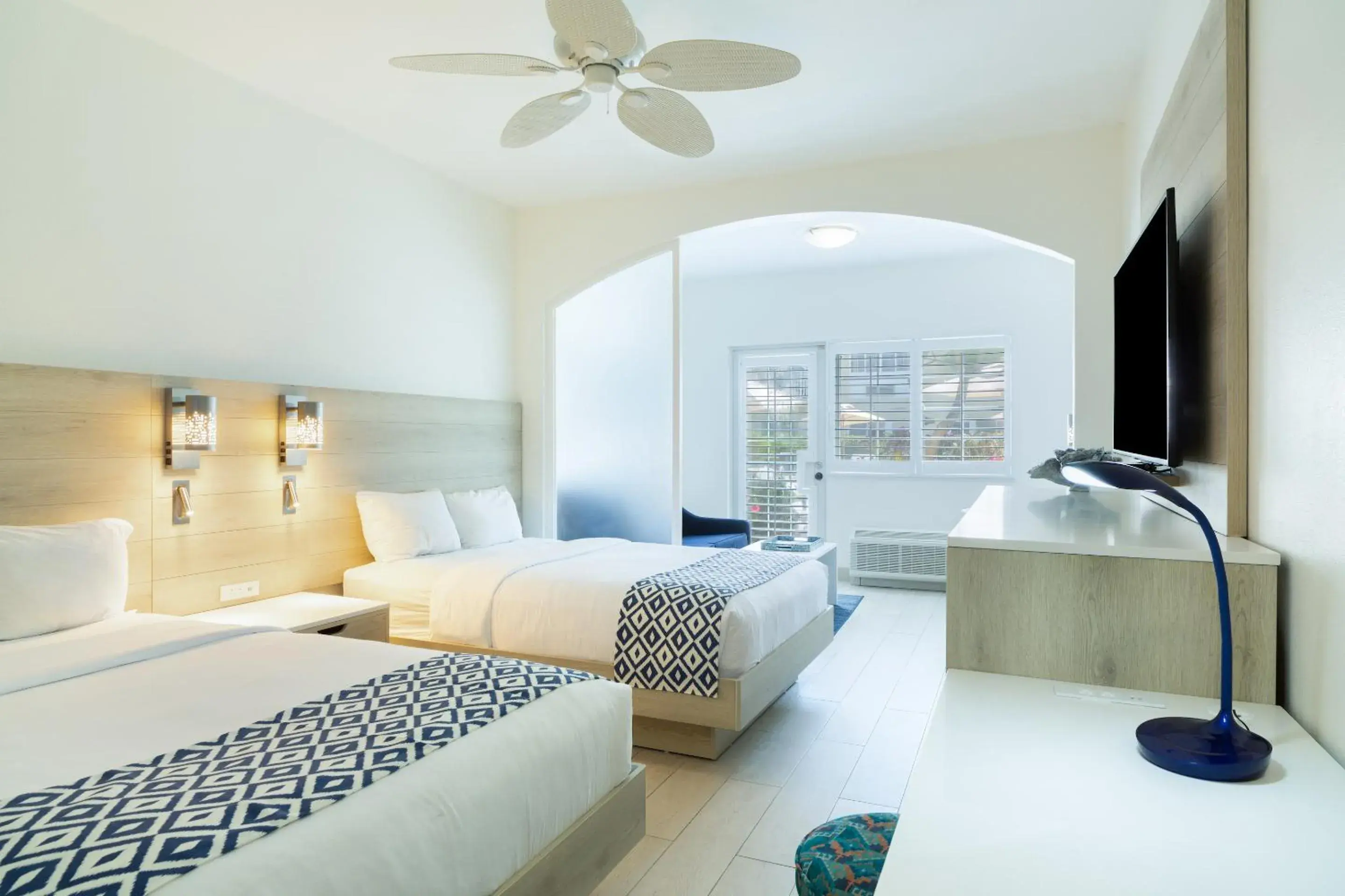 Deluxe Poolside Terrace - 2 Double Beds in Ports of Call Resort Deluxe Poolside Terrace - 2 Double Beds in Ports of Call Resort