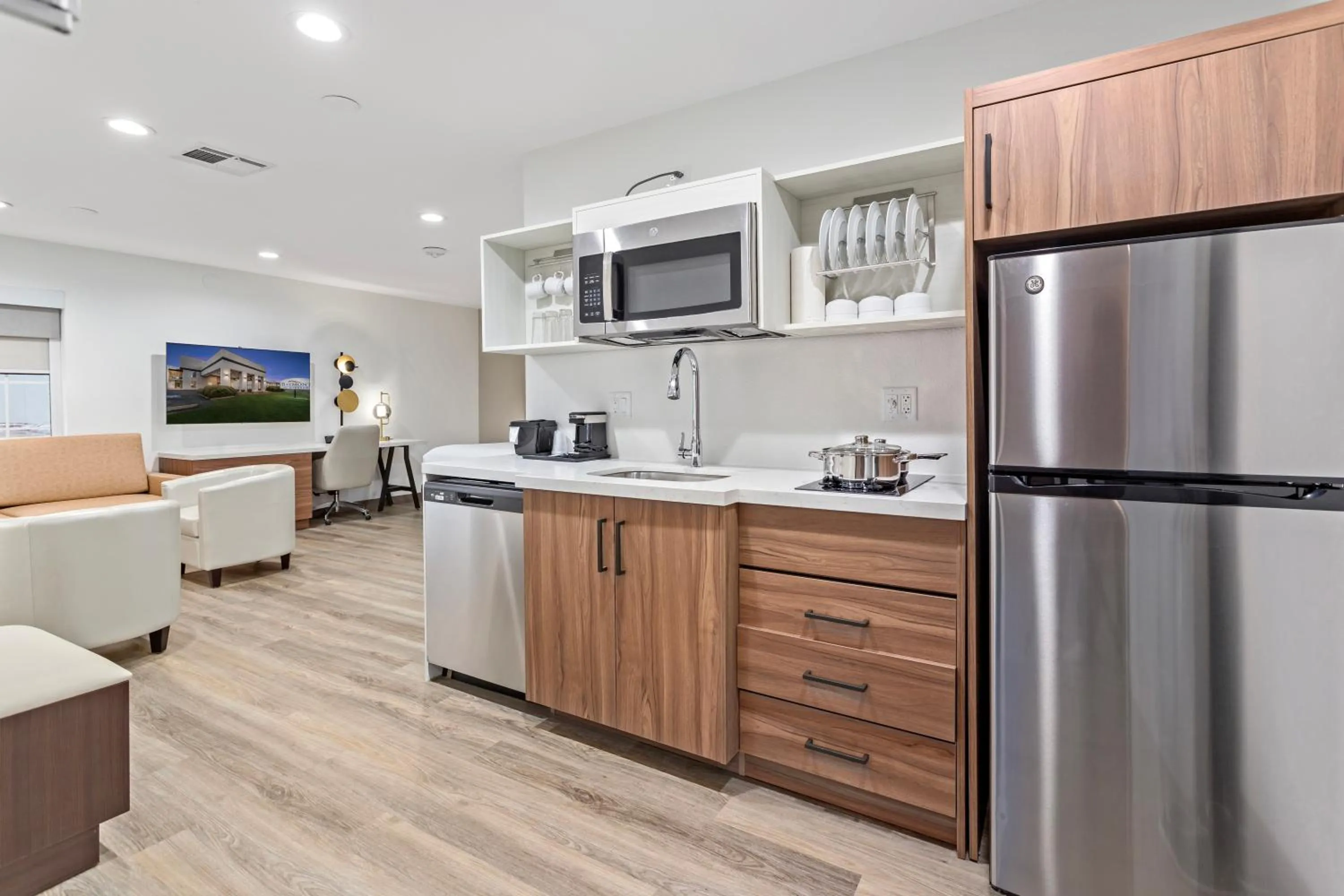 Kitchen or kitchenette in Baymont by Wyndham Beaumont