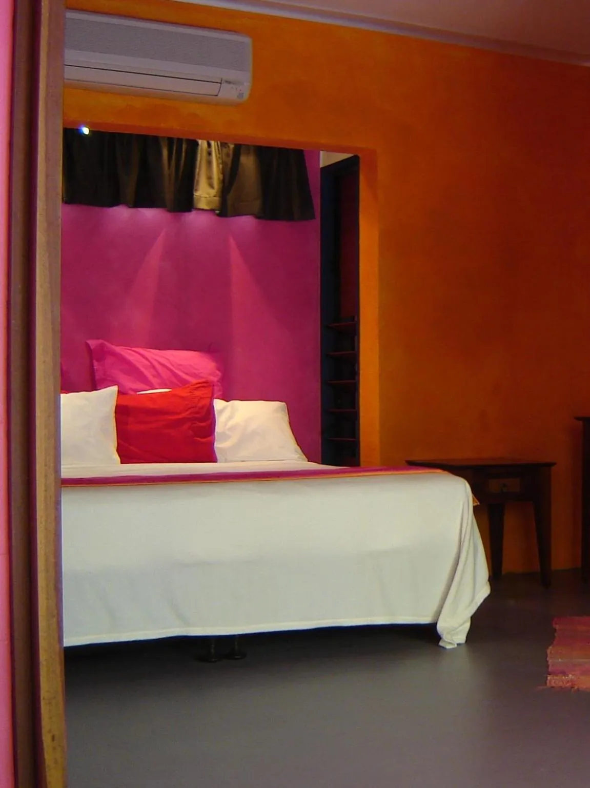 Bed in Pink Flamingo Resort