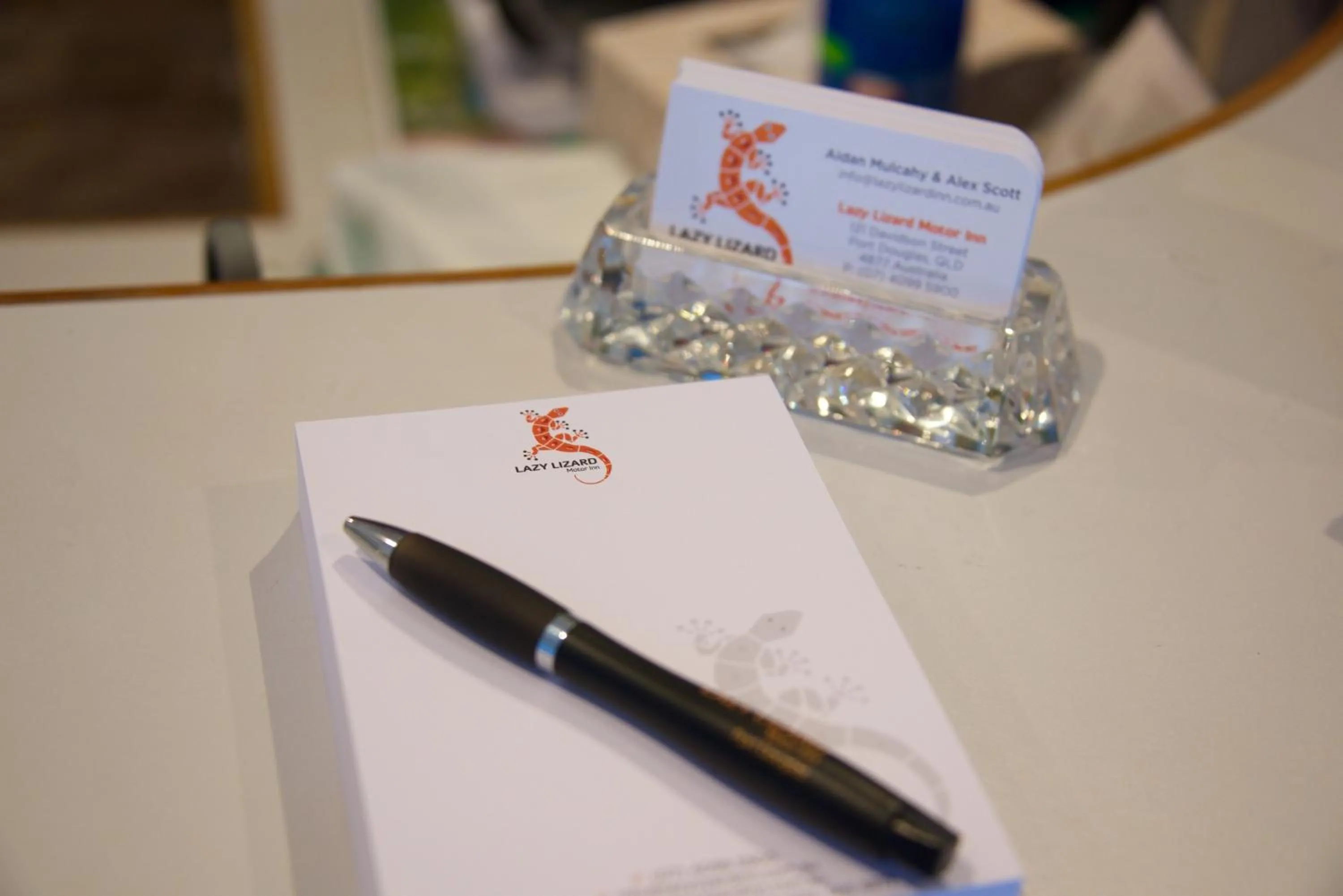 Lobby or reception in Lazy Lizard Motor Inn