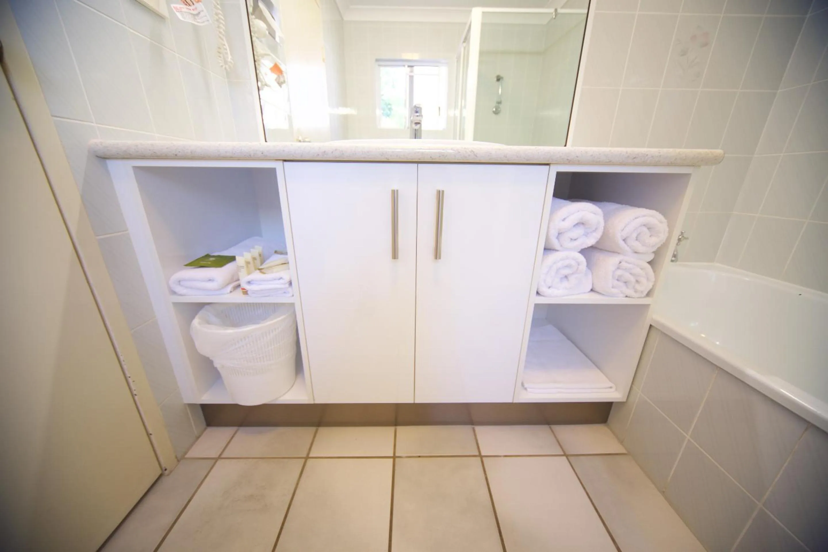 Bathroom in Lazy Lizard Motor Inn