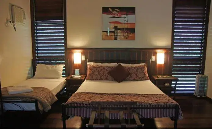 Bed in Heritage Lodge - in the Daintree Bed in Heritage Lodge - in the Daintree