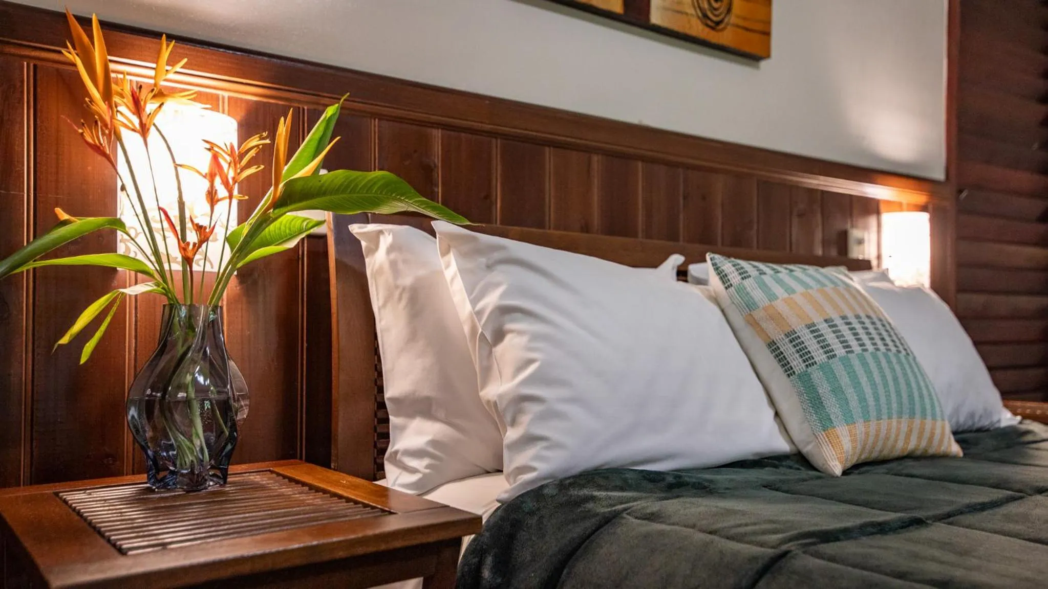 Bed in Heritage Lodge - in the Daintree