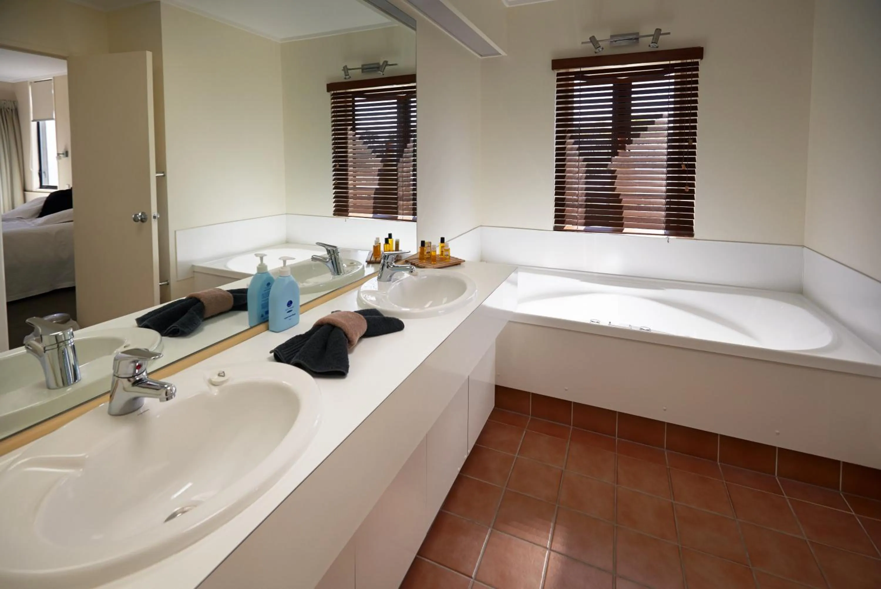 Bathroom in Pioneer Waterfront Apartments