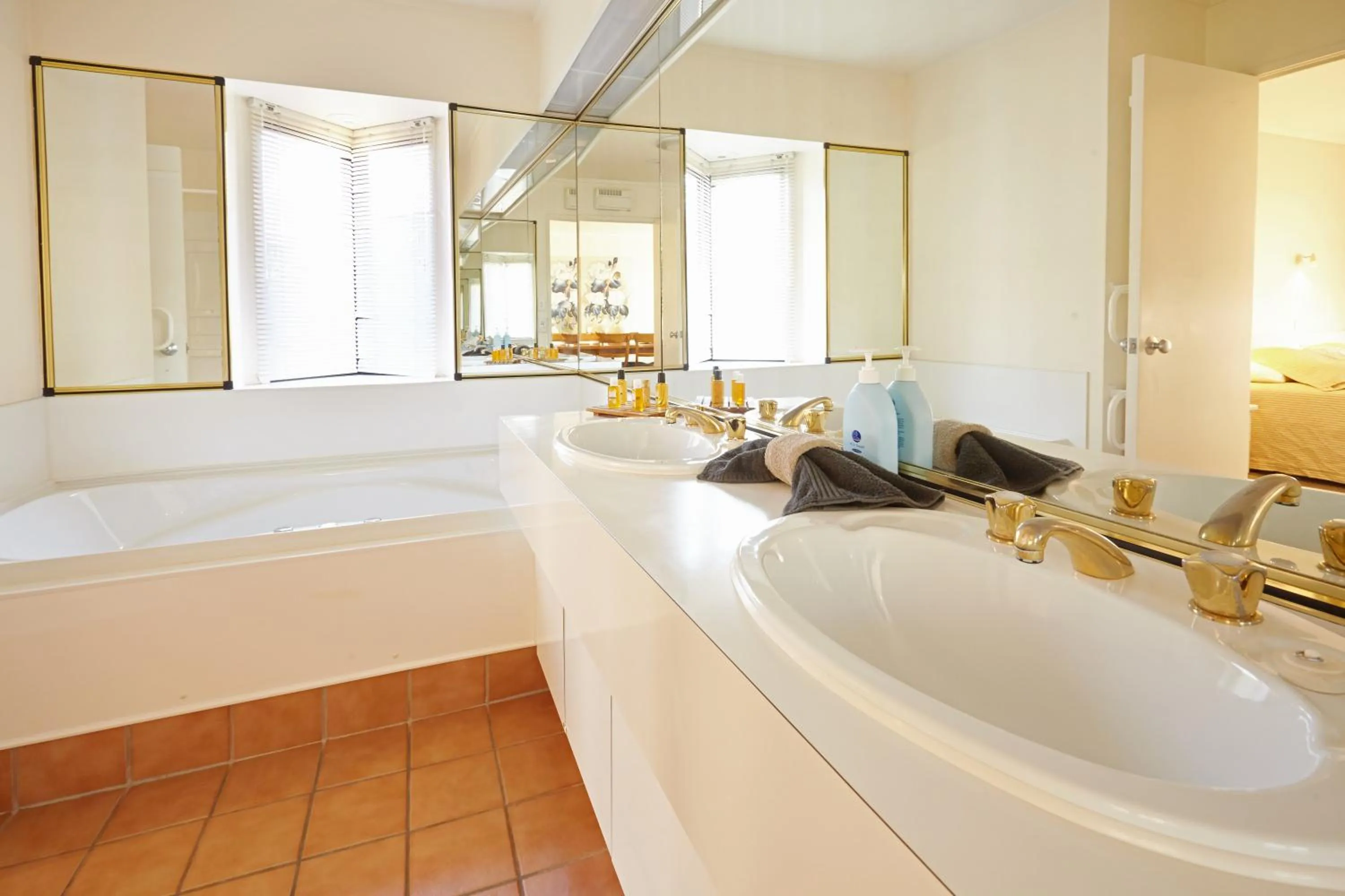 Bathroom in Pioneer Waterfront Apartments