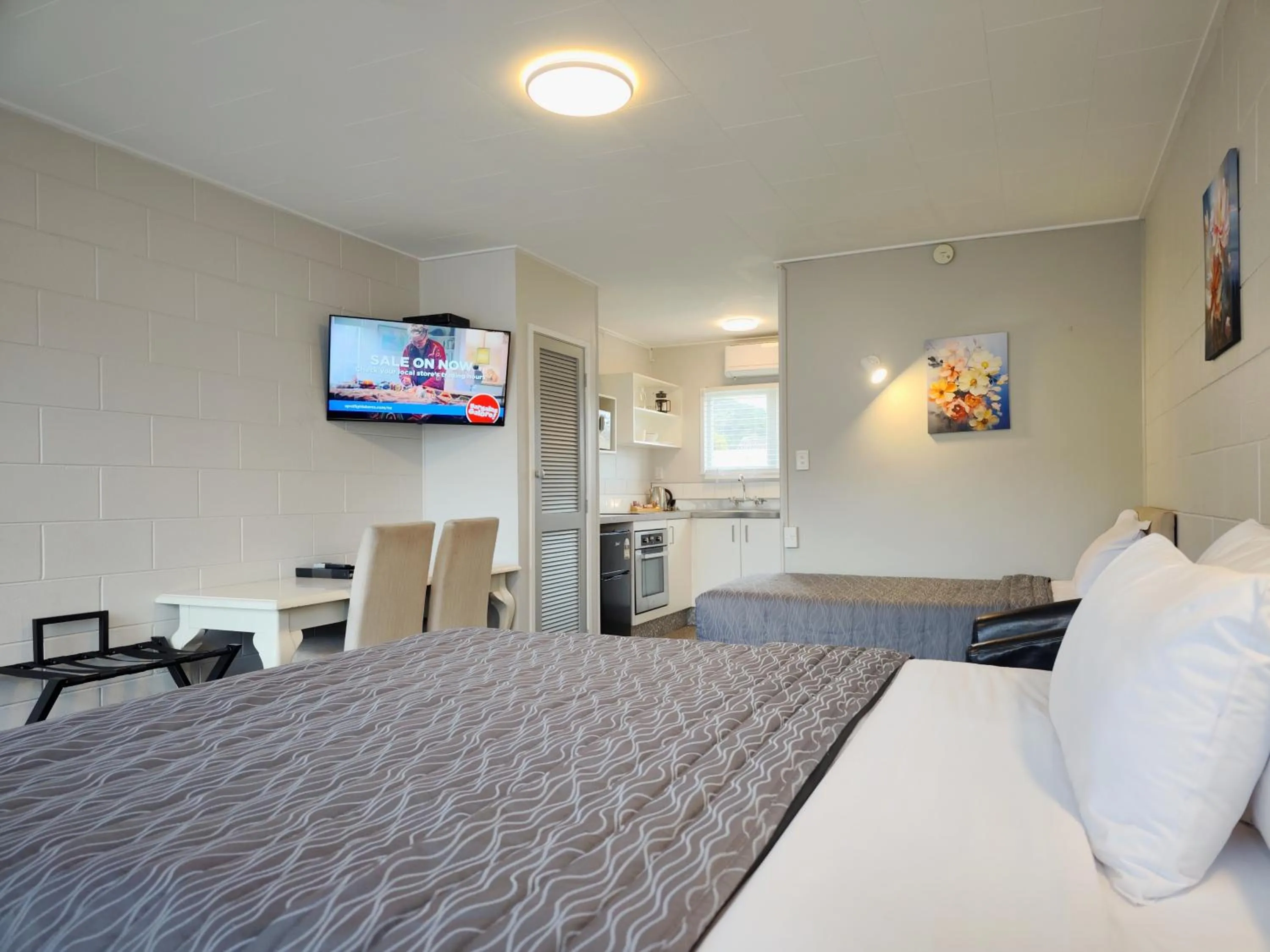 Bed in Continental Motel