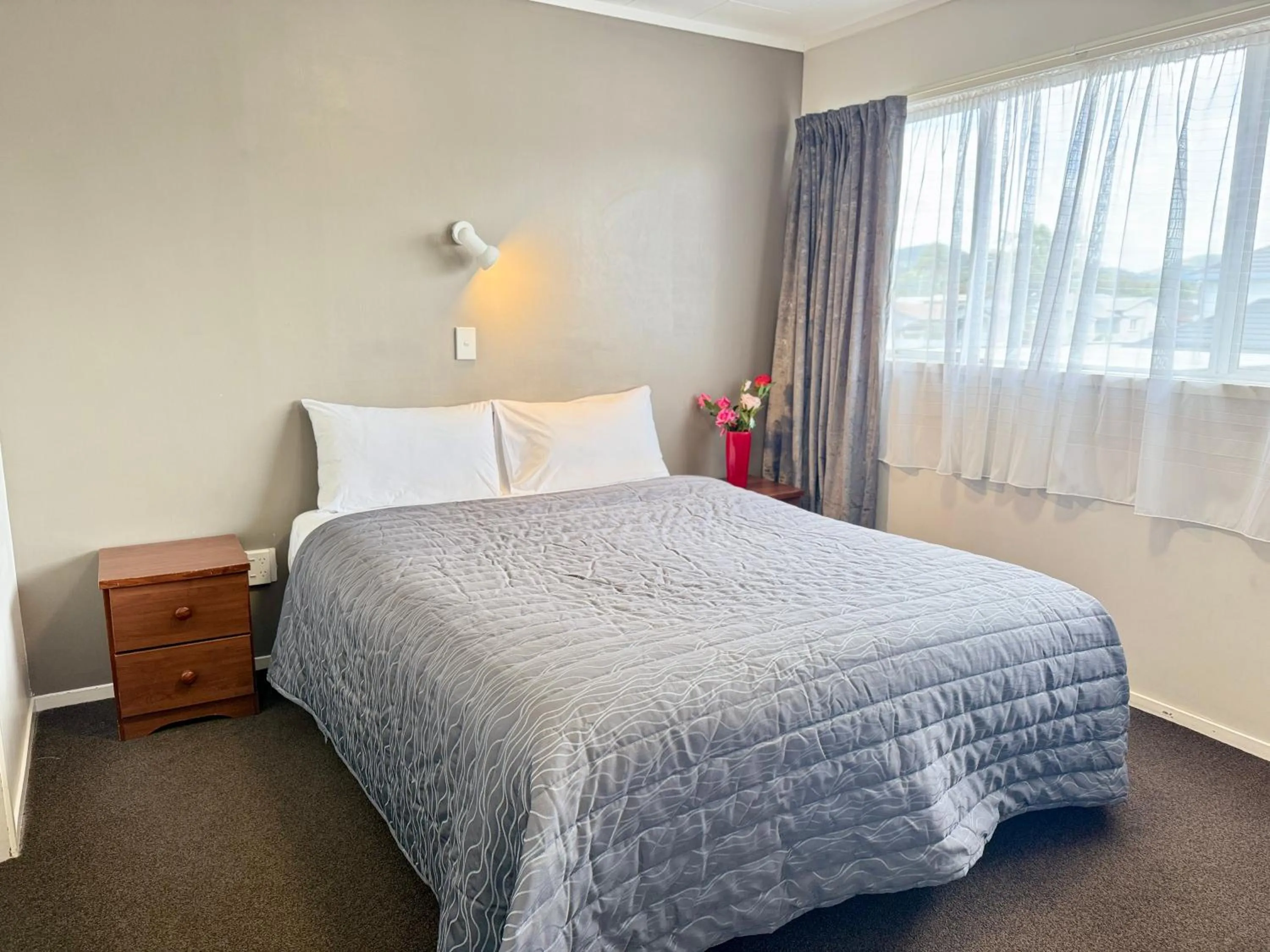 Bed in Continental Motel