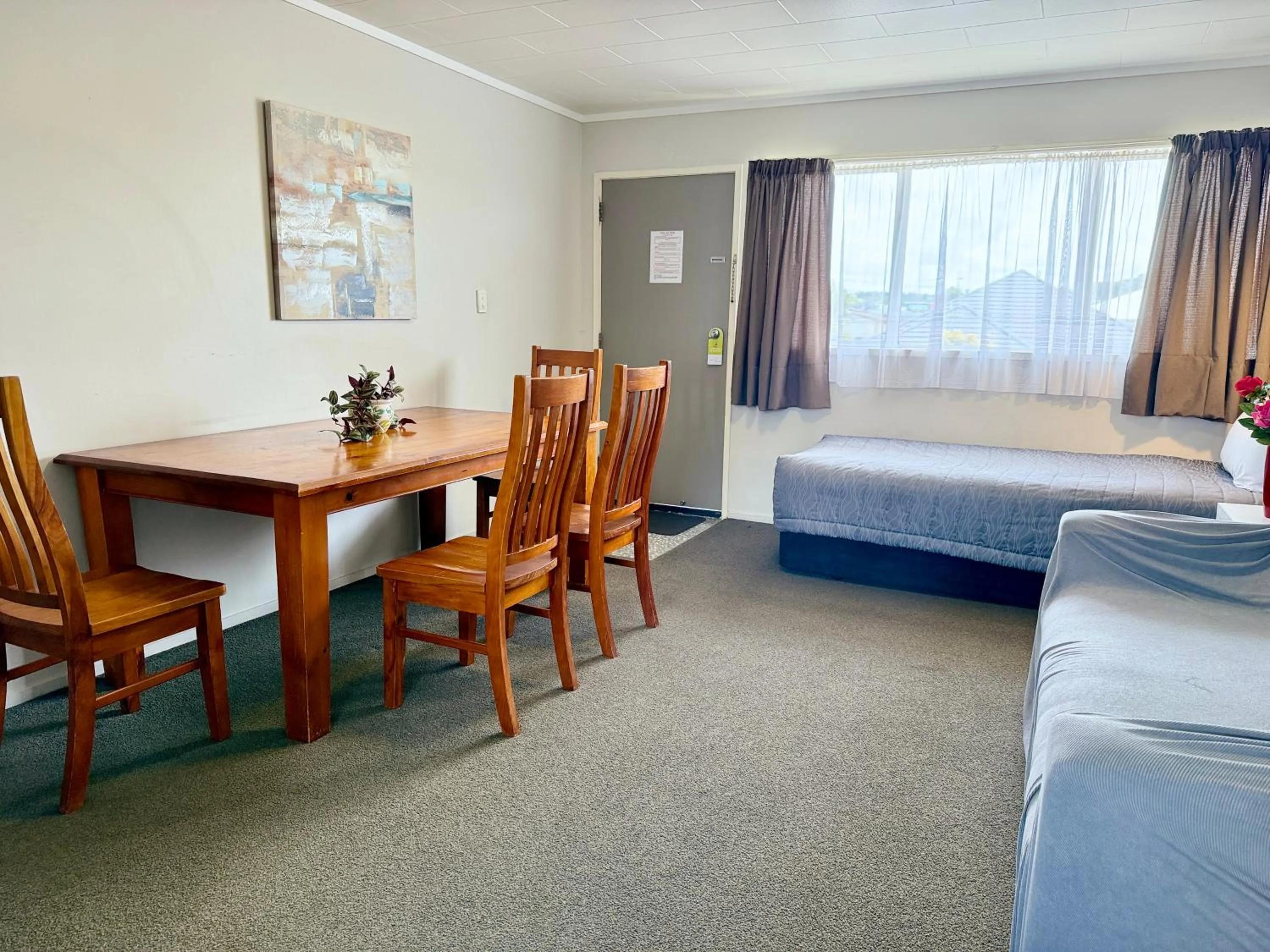 Bed in Continental Motel