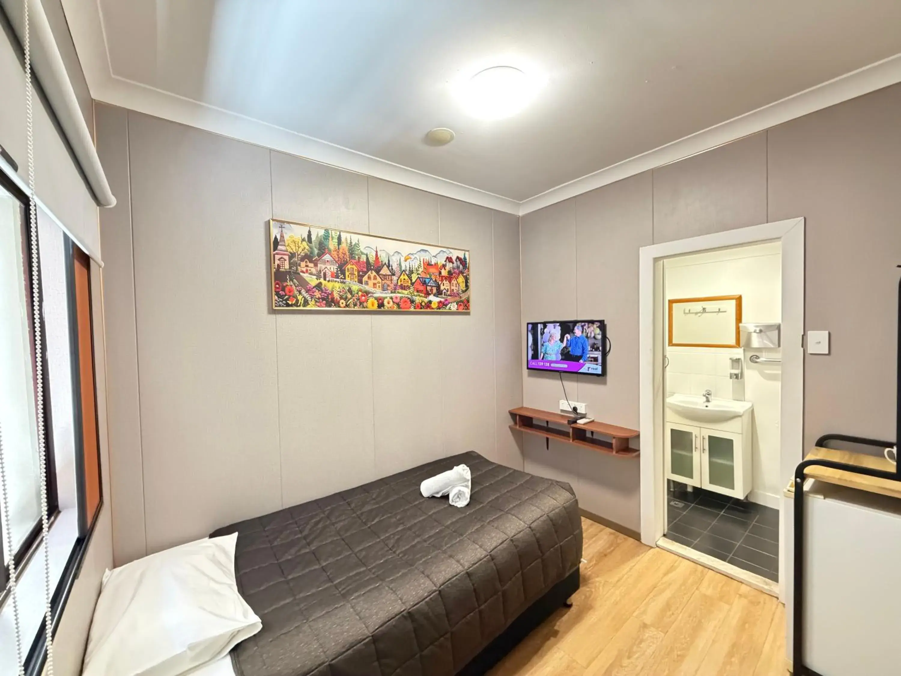 Bed in Alpine Heritage Motel Bed in Alpine Heritage Motel