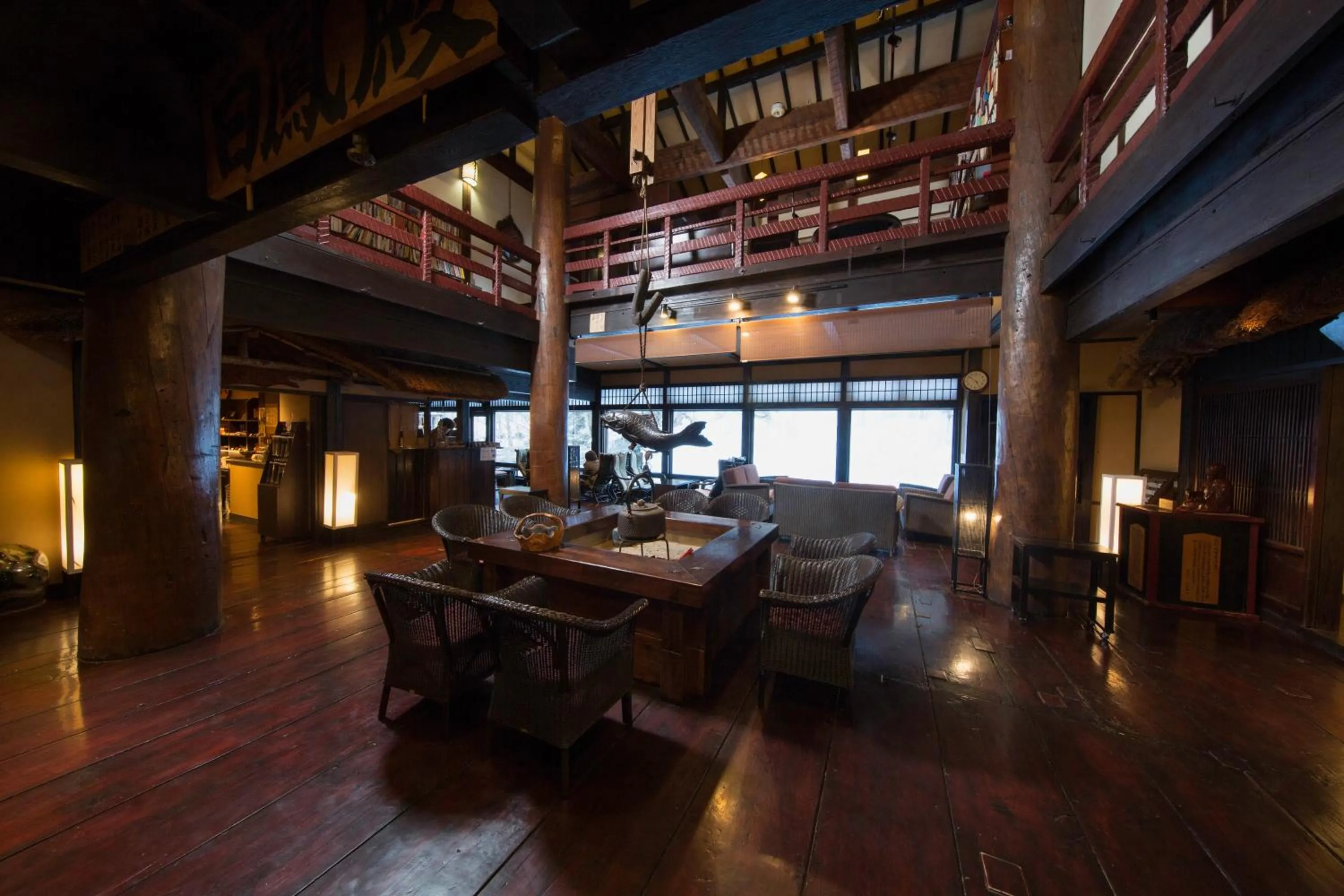 Lobby or reception in Honke Bankyu