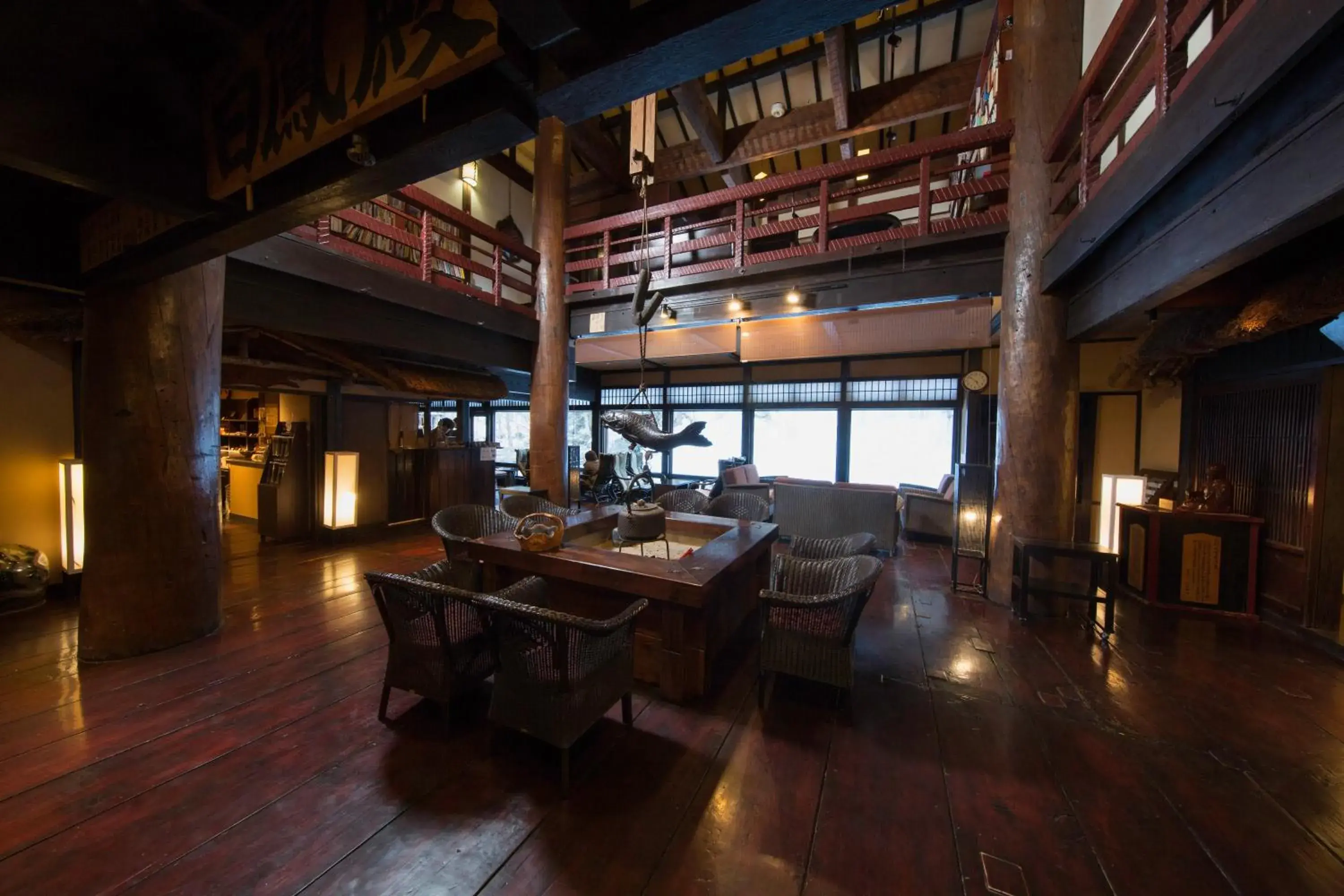 Lobby or reception in Honke Bankyu Lobby or reception in Honke Bankyu