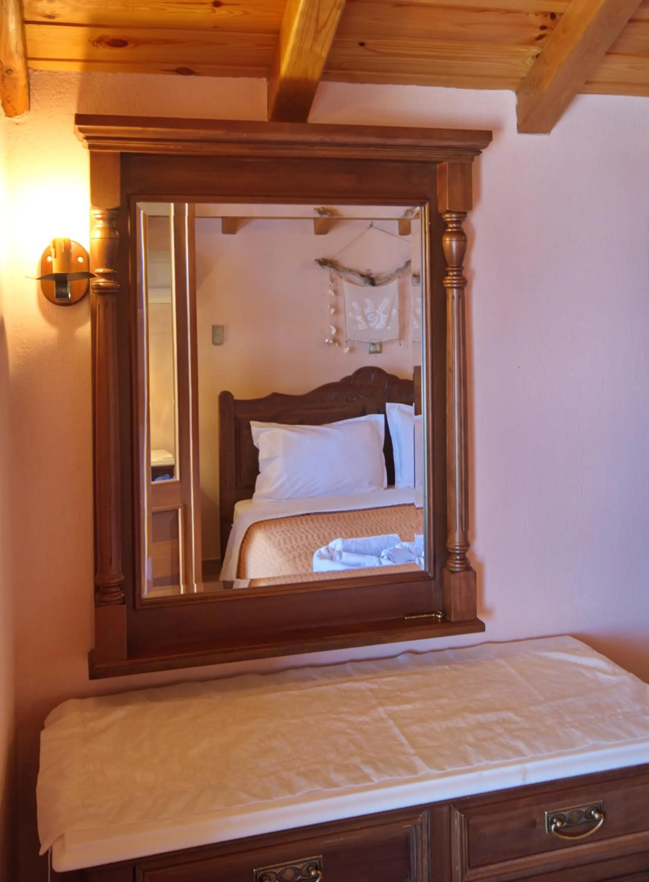 Bedroom, Bed in Pelagos Villas