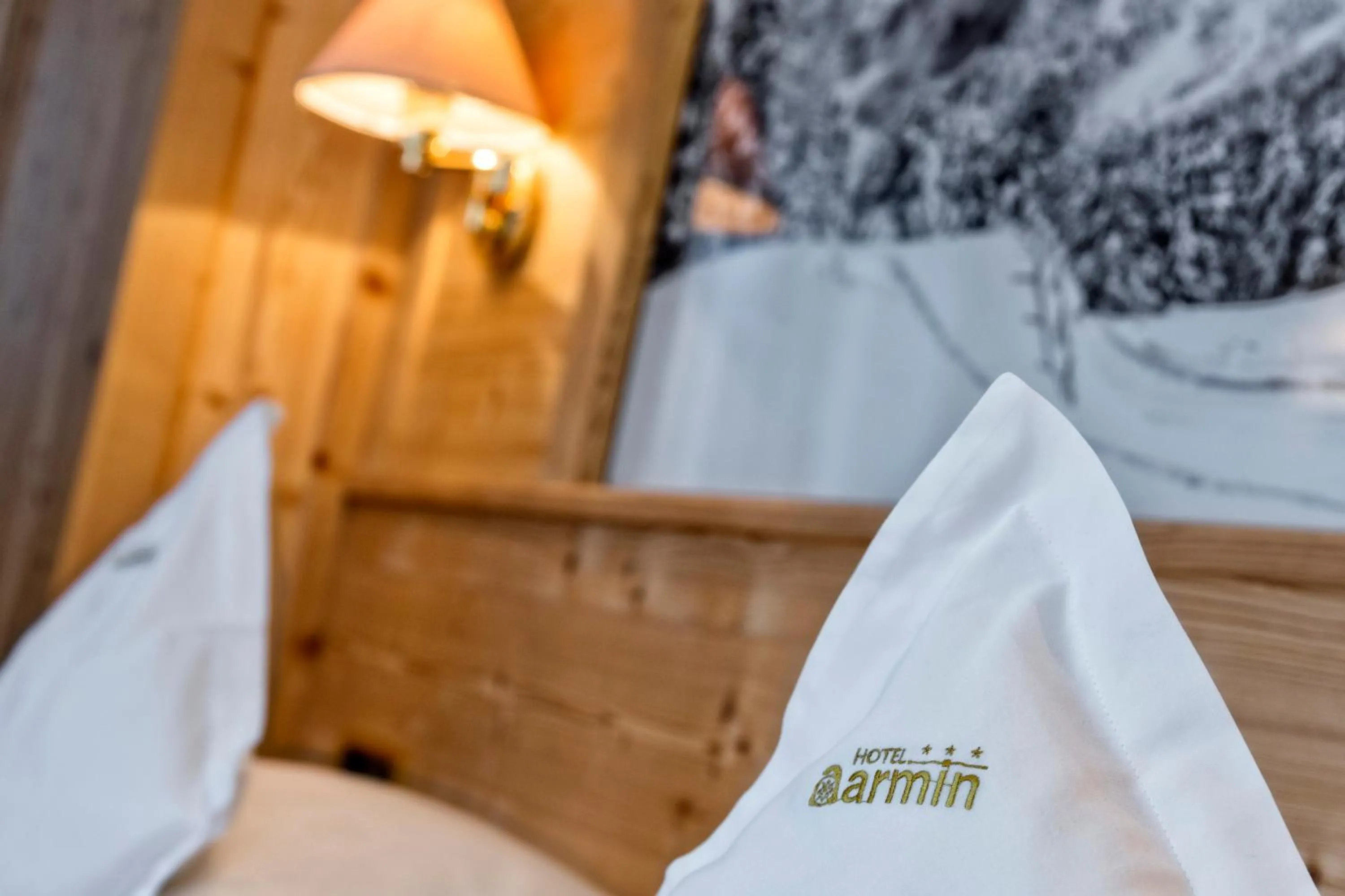 Decorative detail, Bed in Hotel Armin