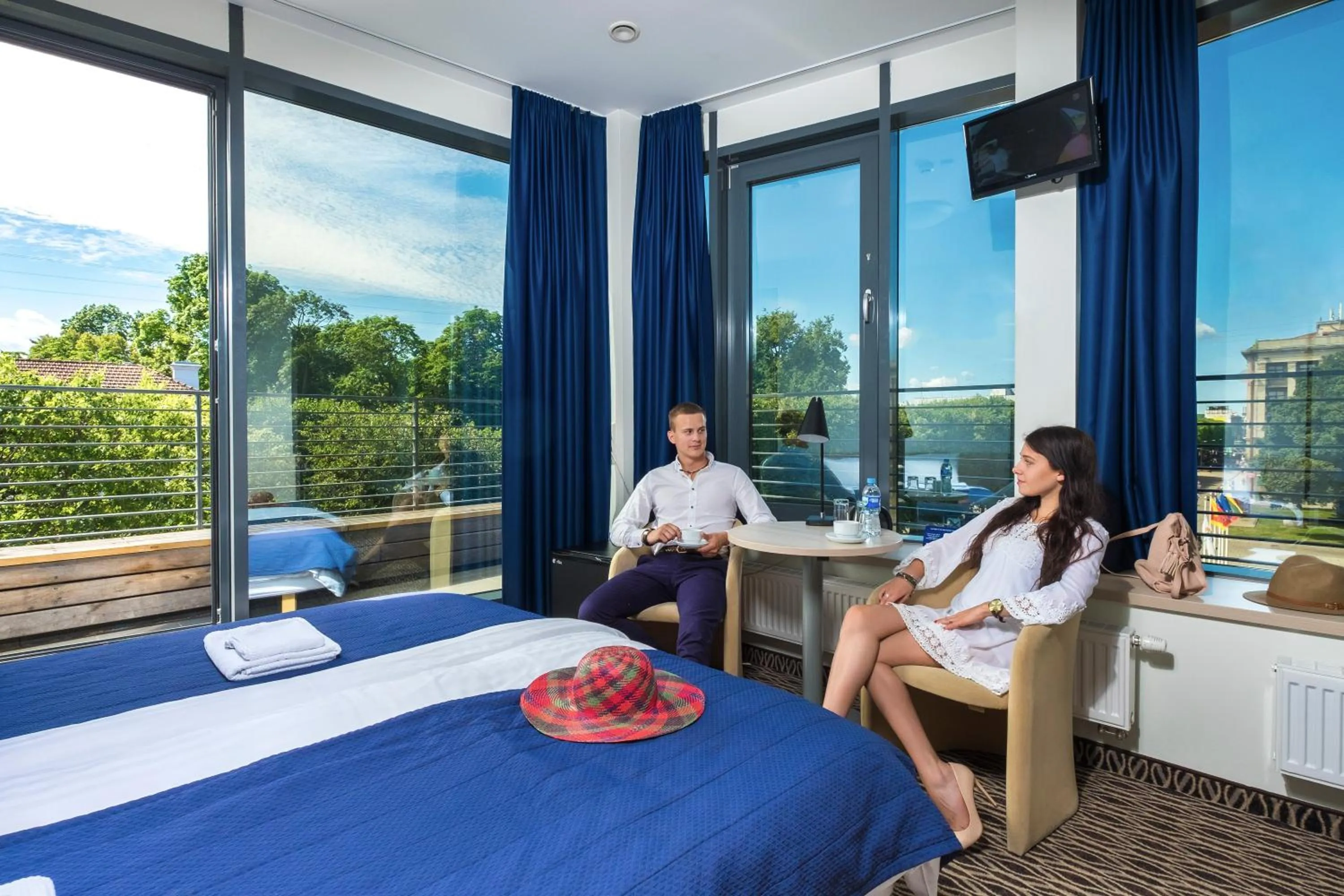 Street view in Kaunas City