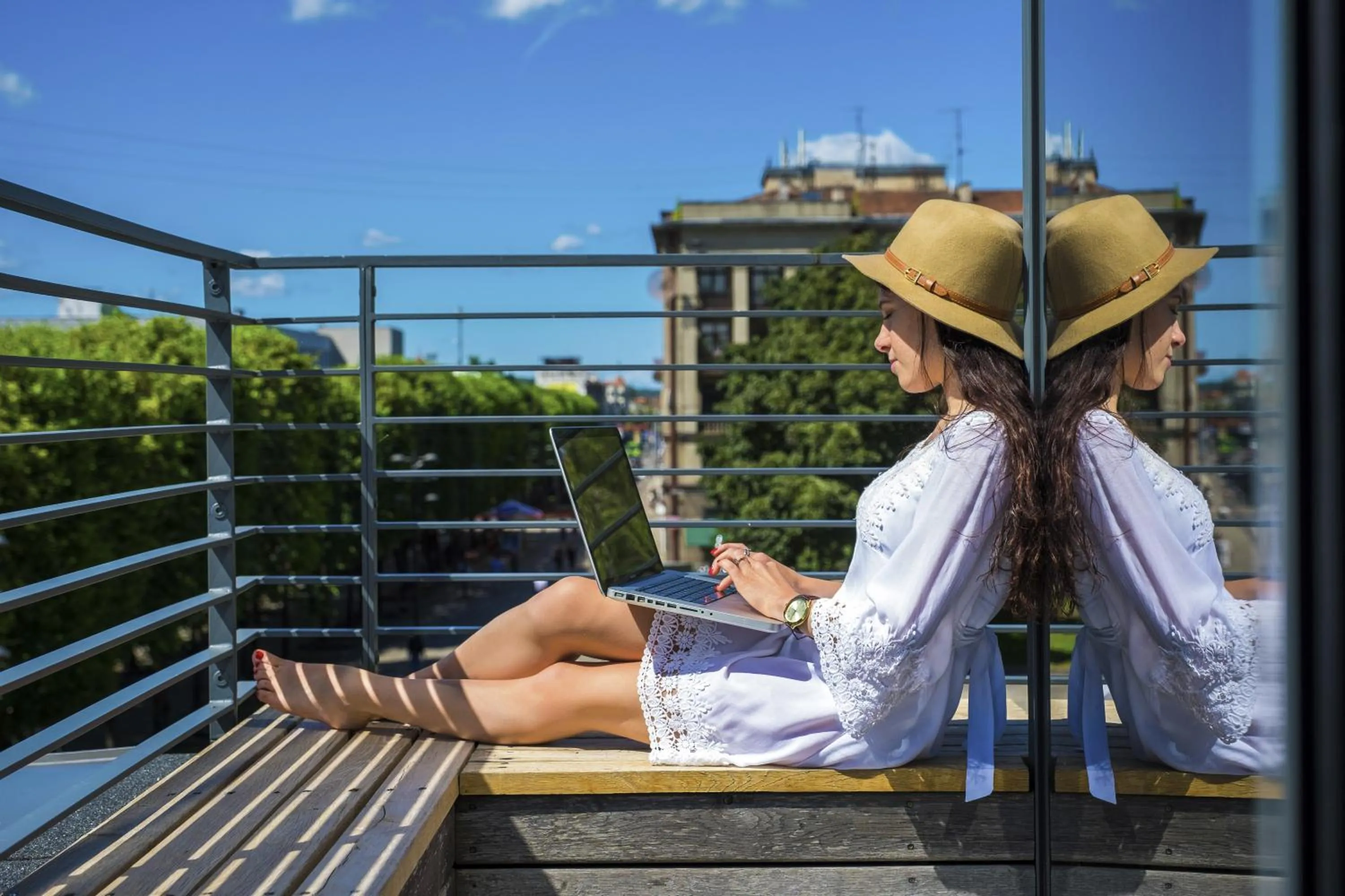 City view in Kaunas City