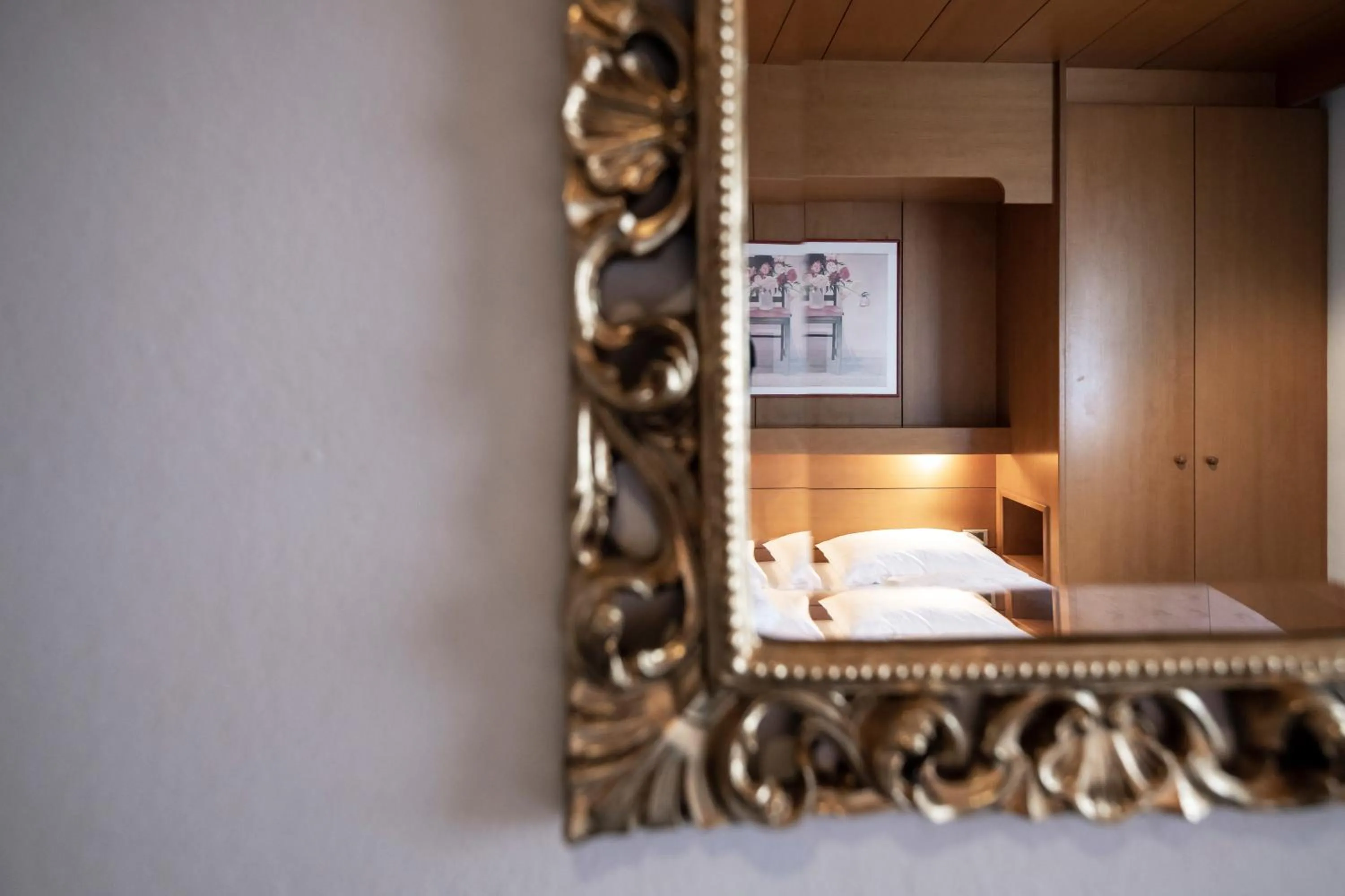 Decorative detail, Bed in Residence Villa Stella