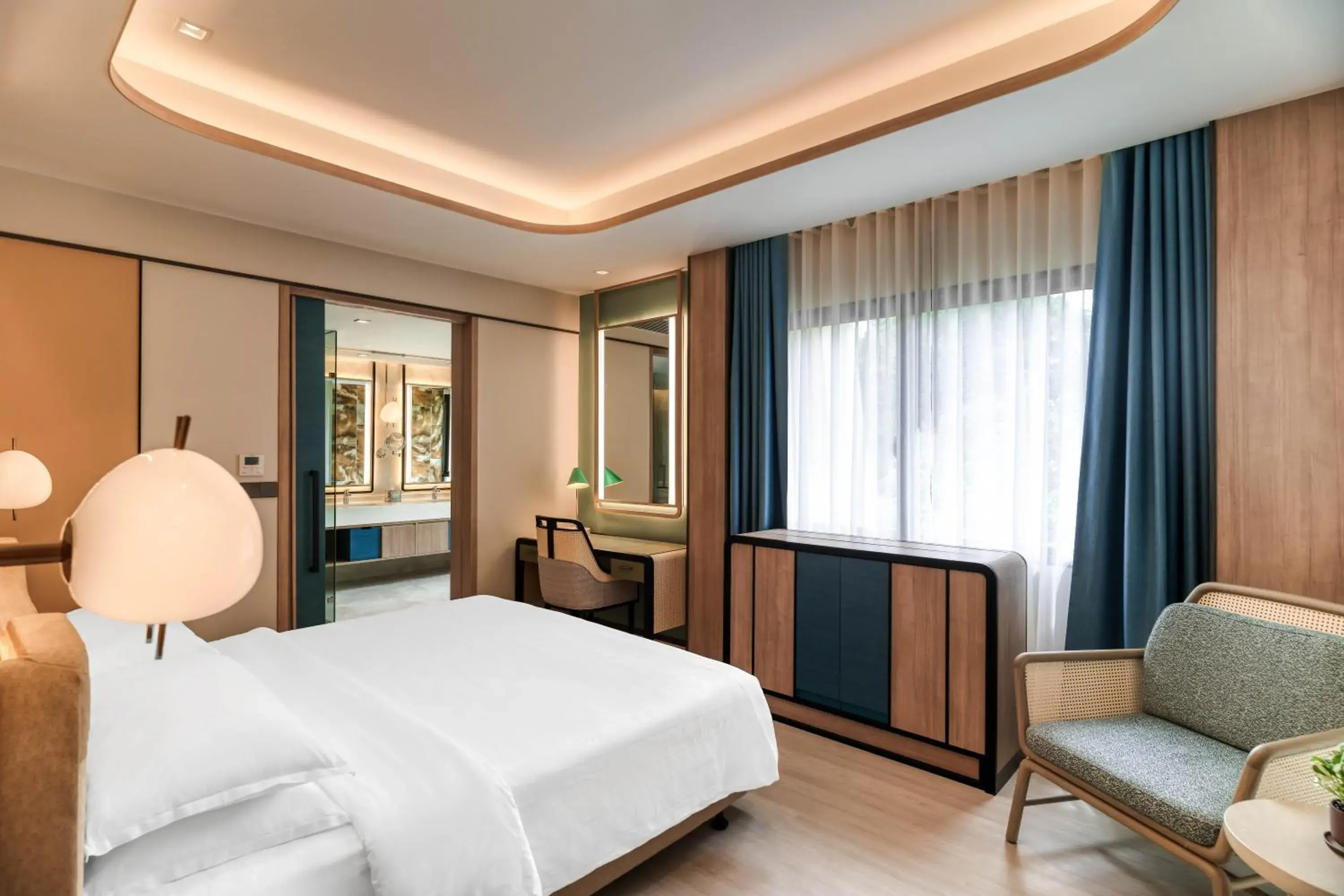 Bedroom, Bed in Dusit Thani Krabi Beach Resort Bedroom, Bed in Dusit Thani Krabi Beach Resort