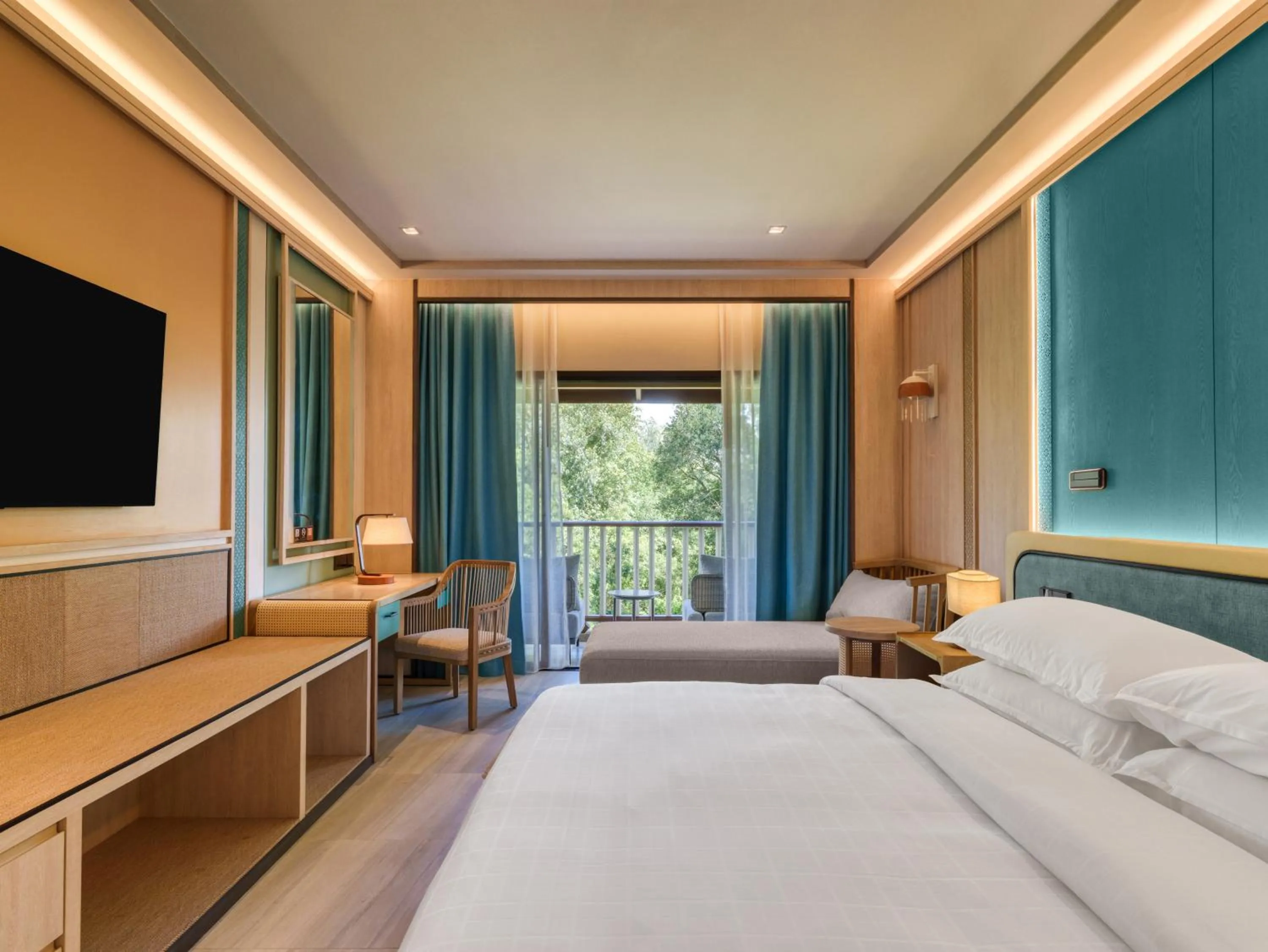 Bedroom, Bed in Dusit Thani Krabi Beach Resort