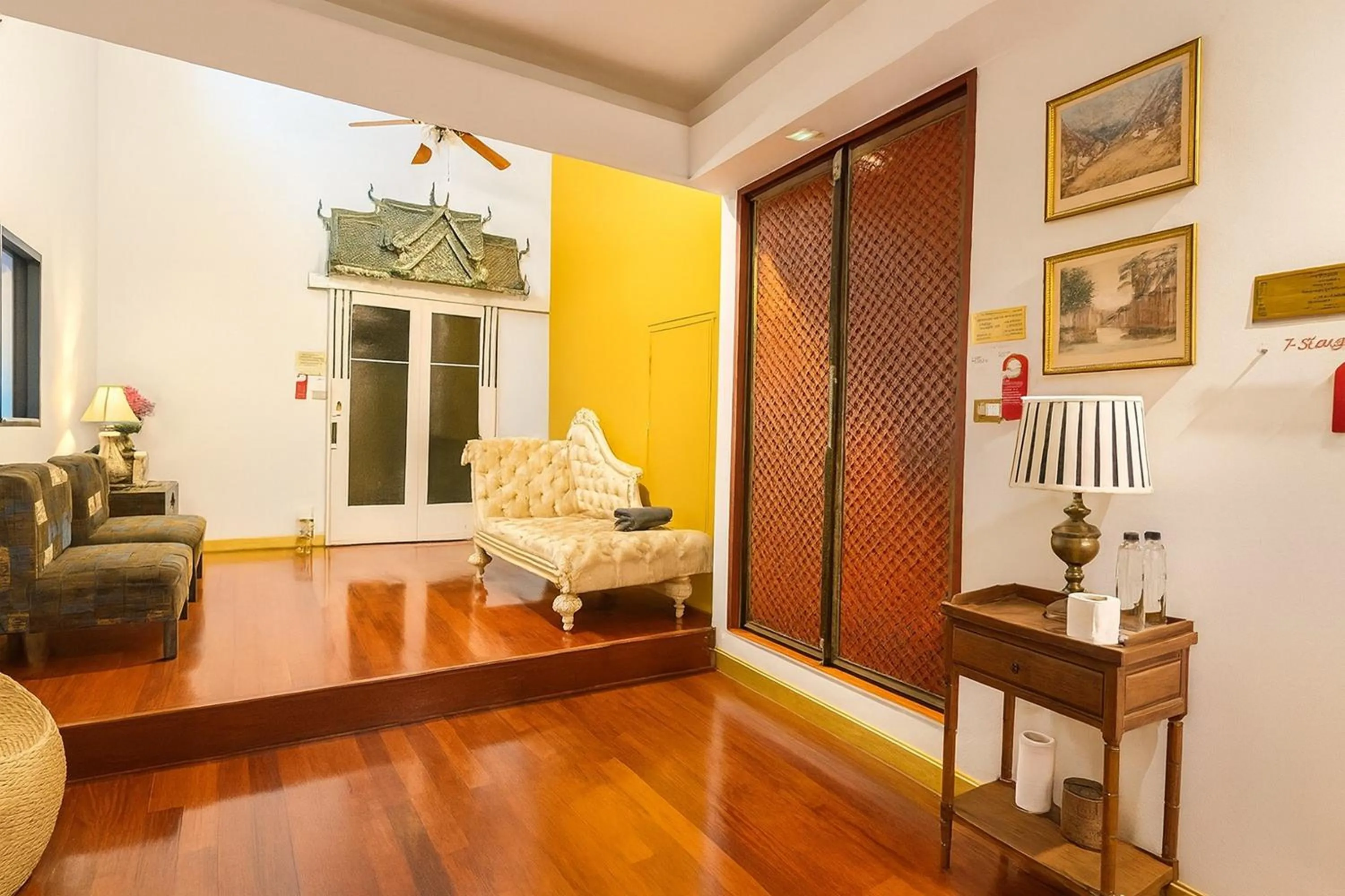 Seating area in Seven Senses Guesthouse