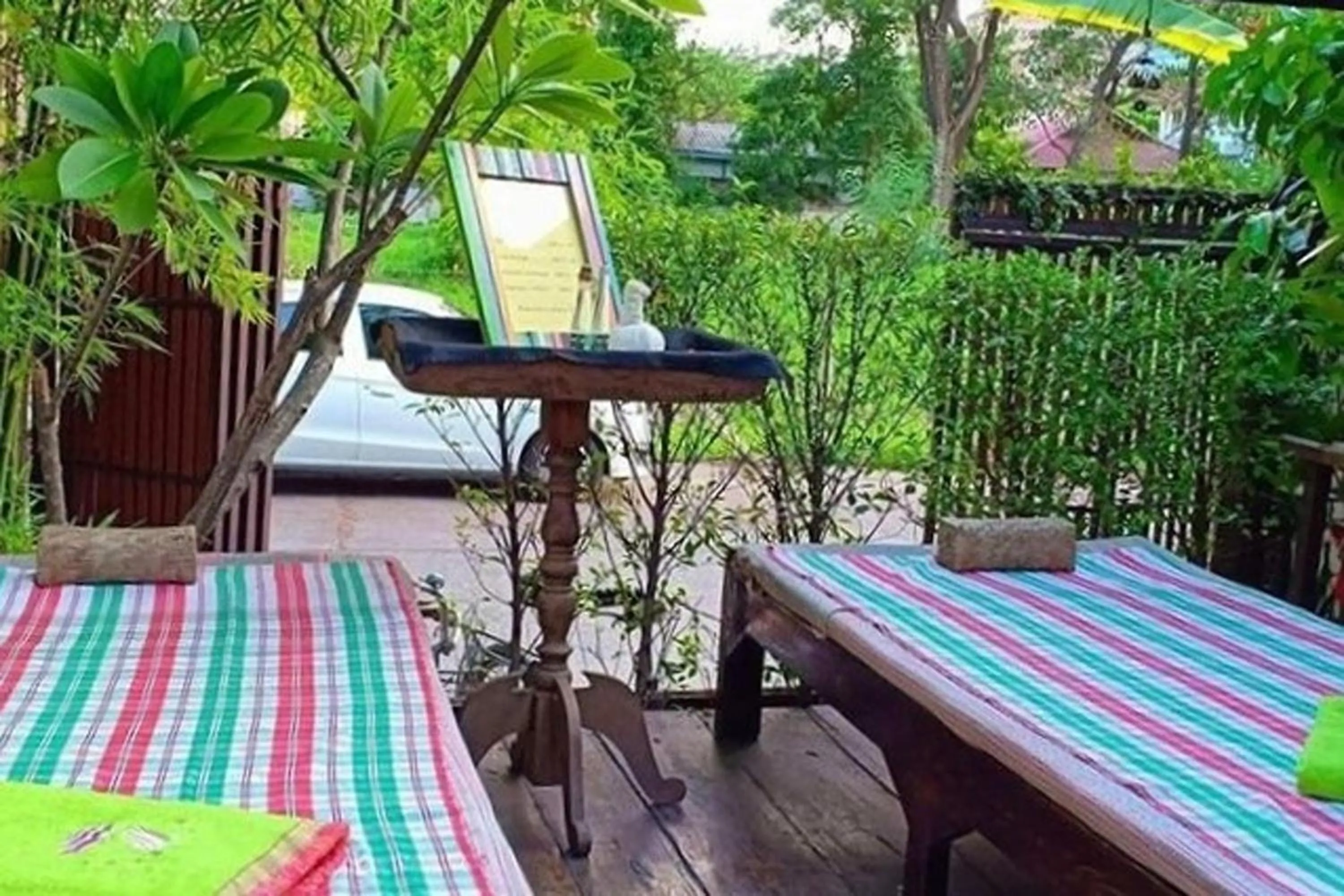 sunbed in Seven Senses Guesthouse