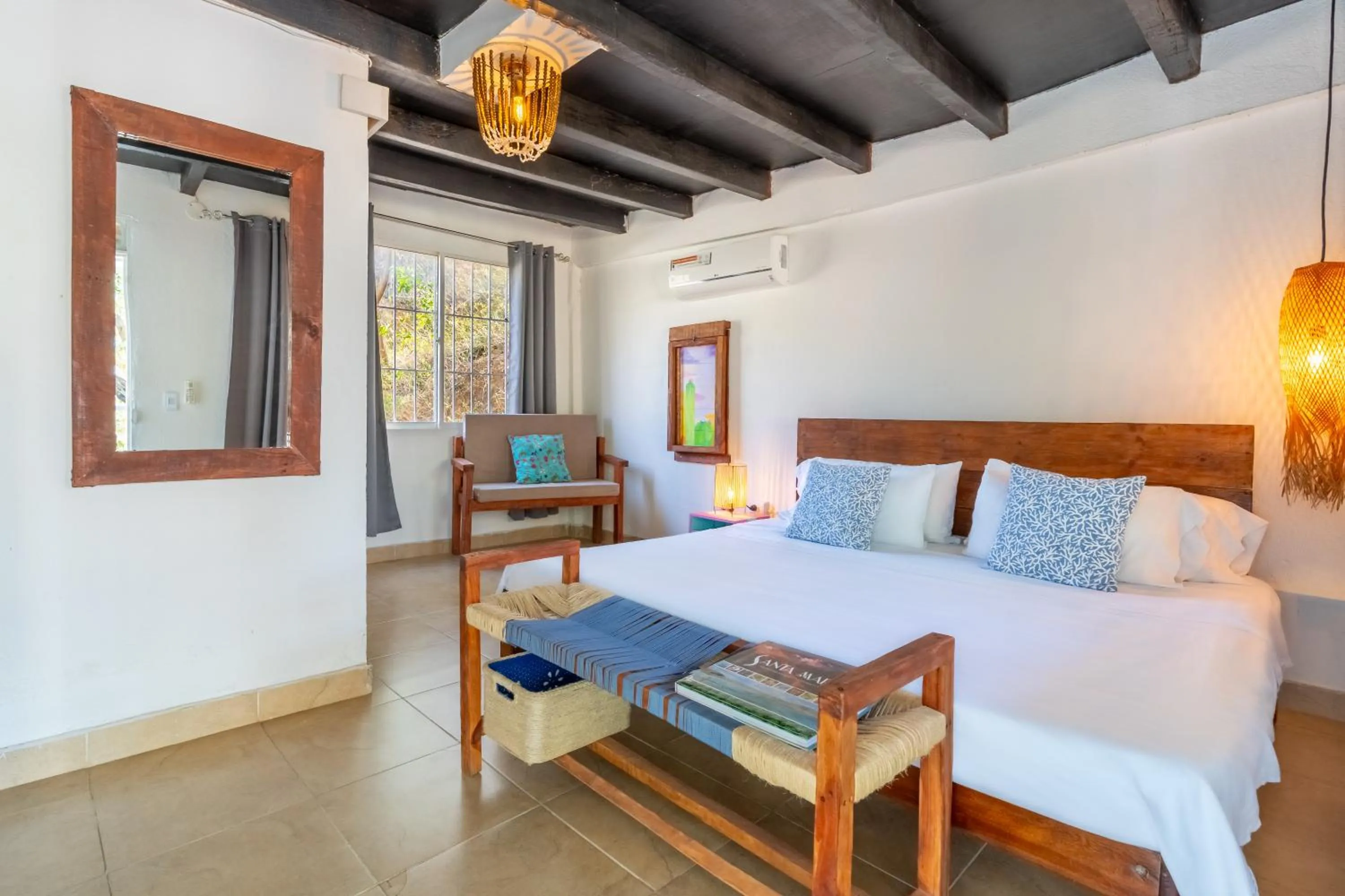 Bed in Vito Hotel Boutique Taganga