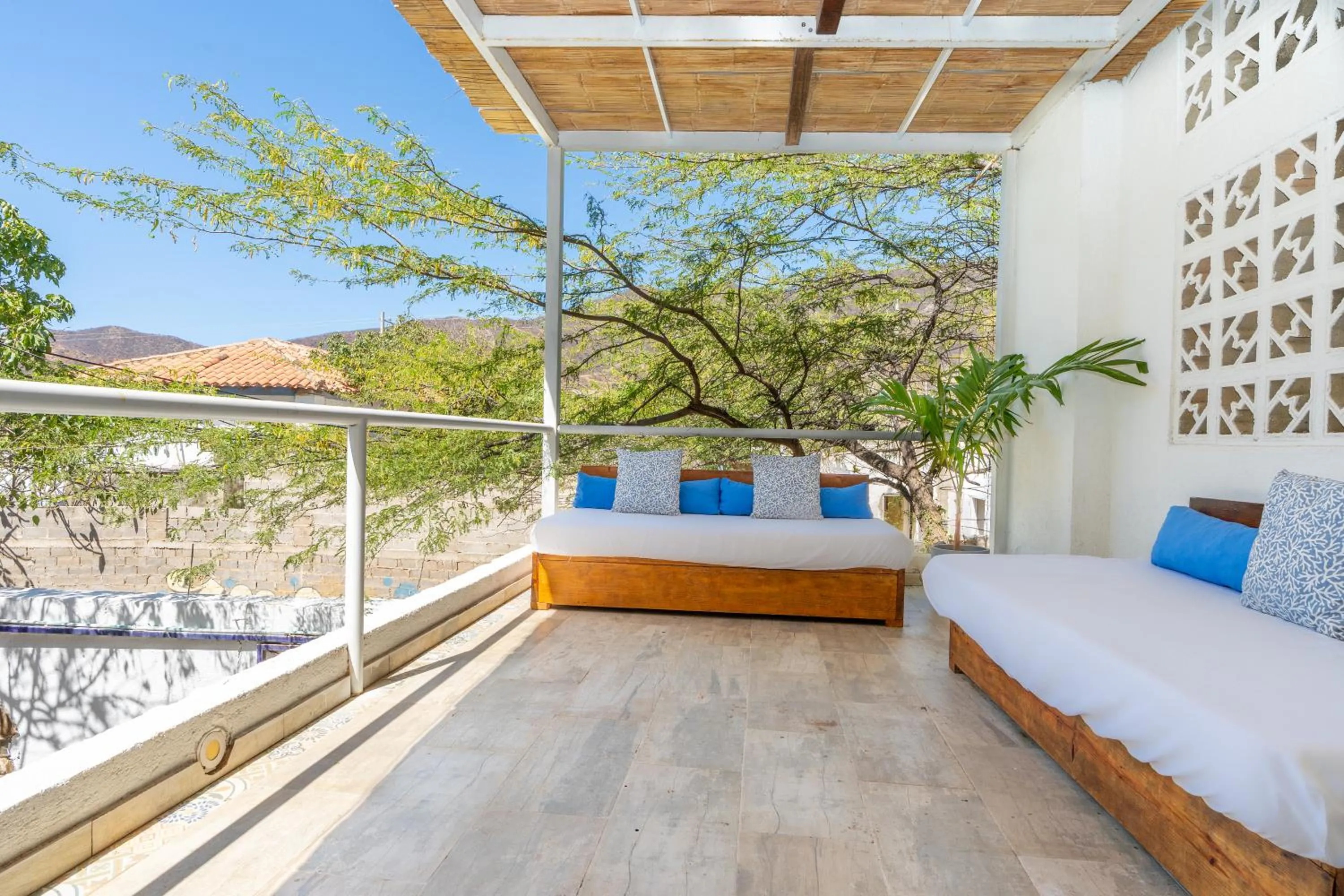 Living room, Bed in Vito Hotel Boutique Taganga